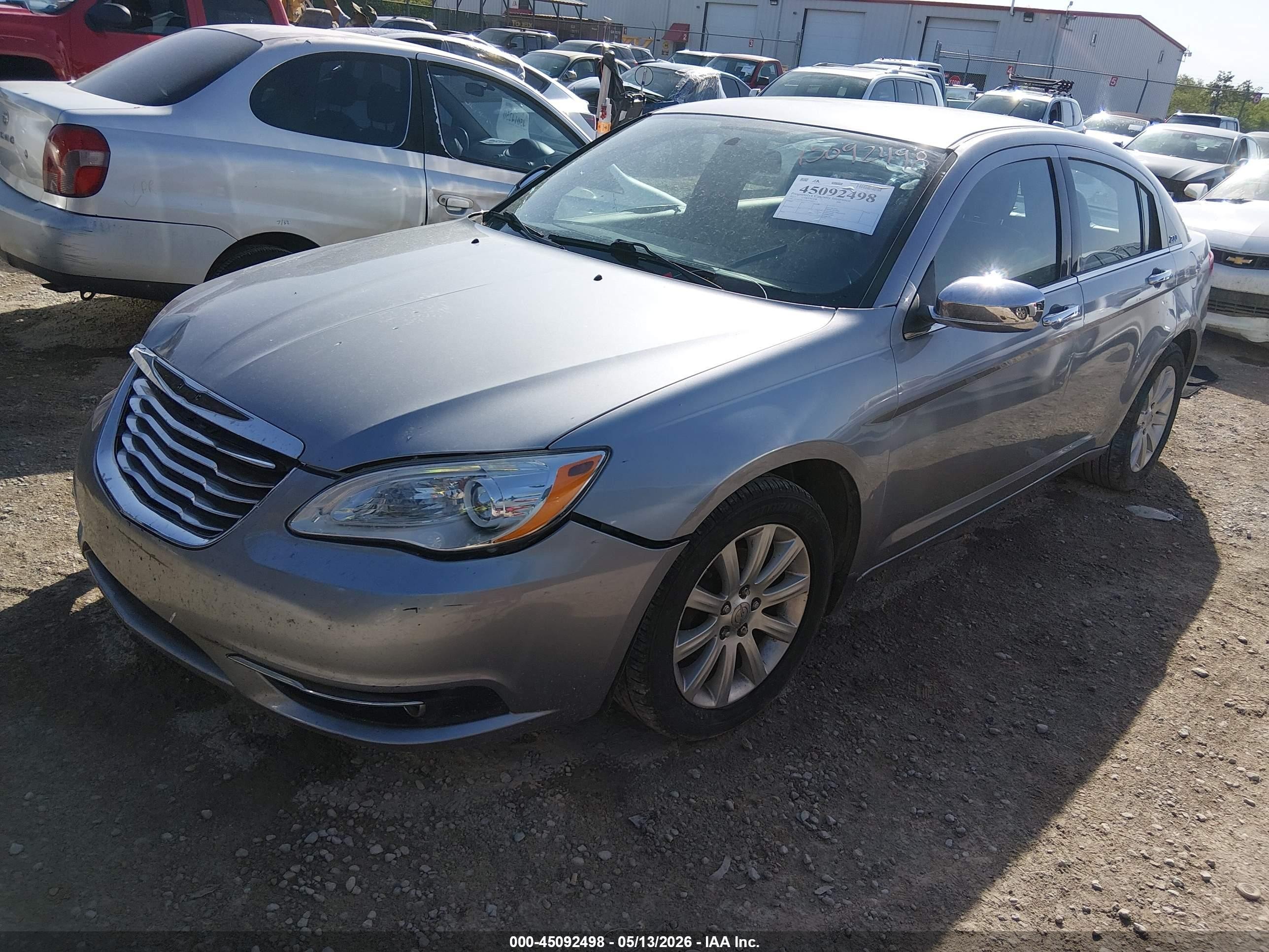 2013 Chrysler 200 Limited Silver vin: 1C3CCBCG1DN570725