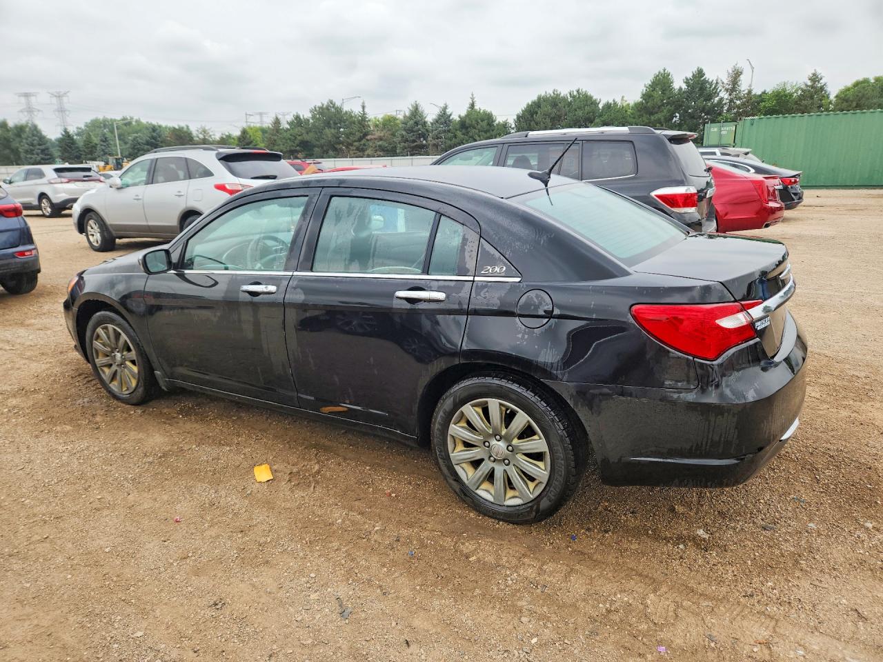 2013 Chrysler 200 Limited Черный vin: 1C3CCBCG1DN712216