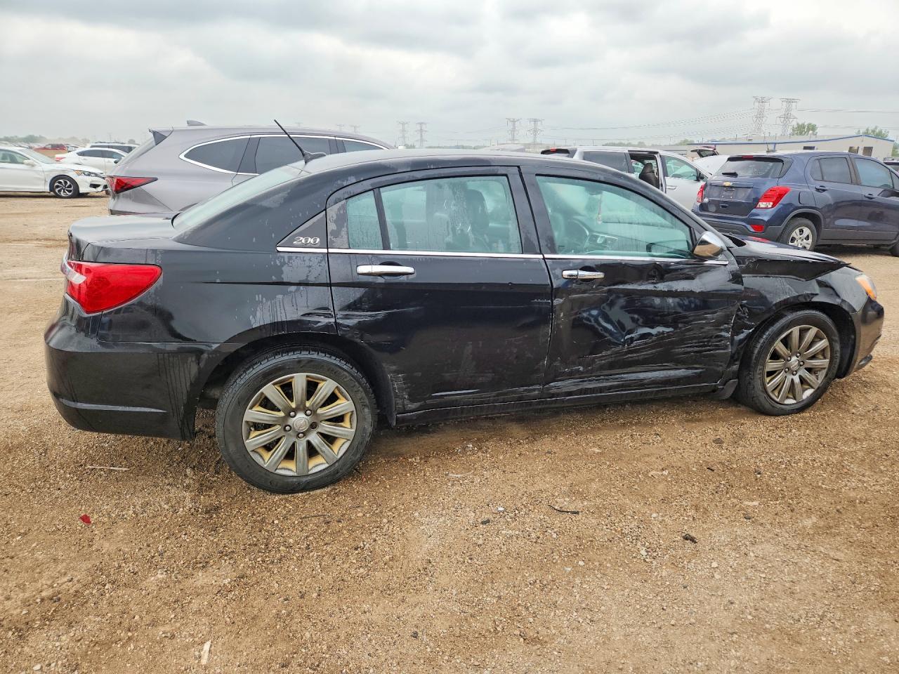 2013 Chrysler 200 Limited Черный vin: 1C3CCBCG1DN712216