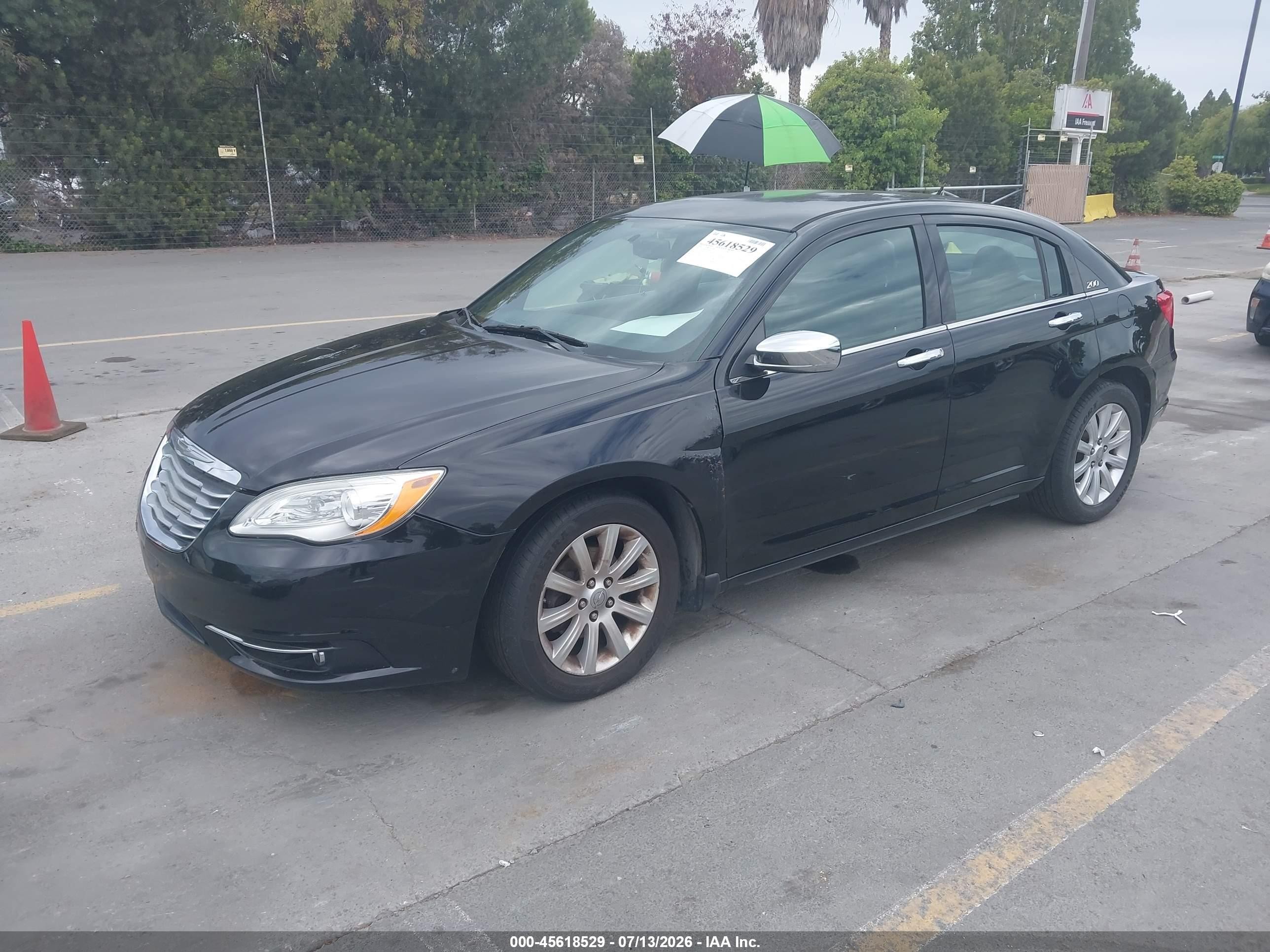 2014 Chrysler 200 Limited Black vin: 1C3CCBCG1EN100227