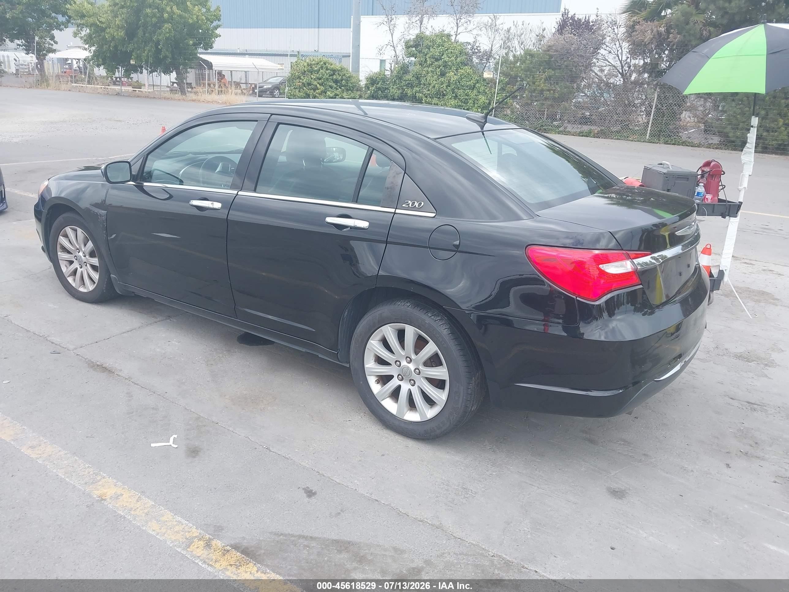 2014 Chrysler 200 Limited Black vin: 1C3CCBCG1EN100227