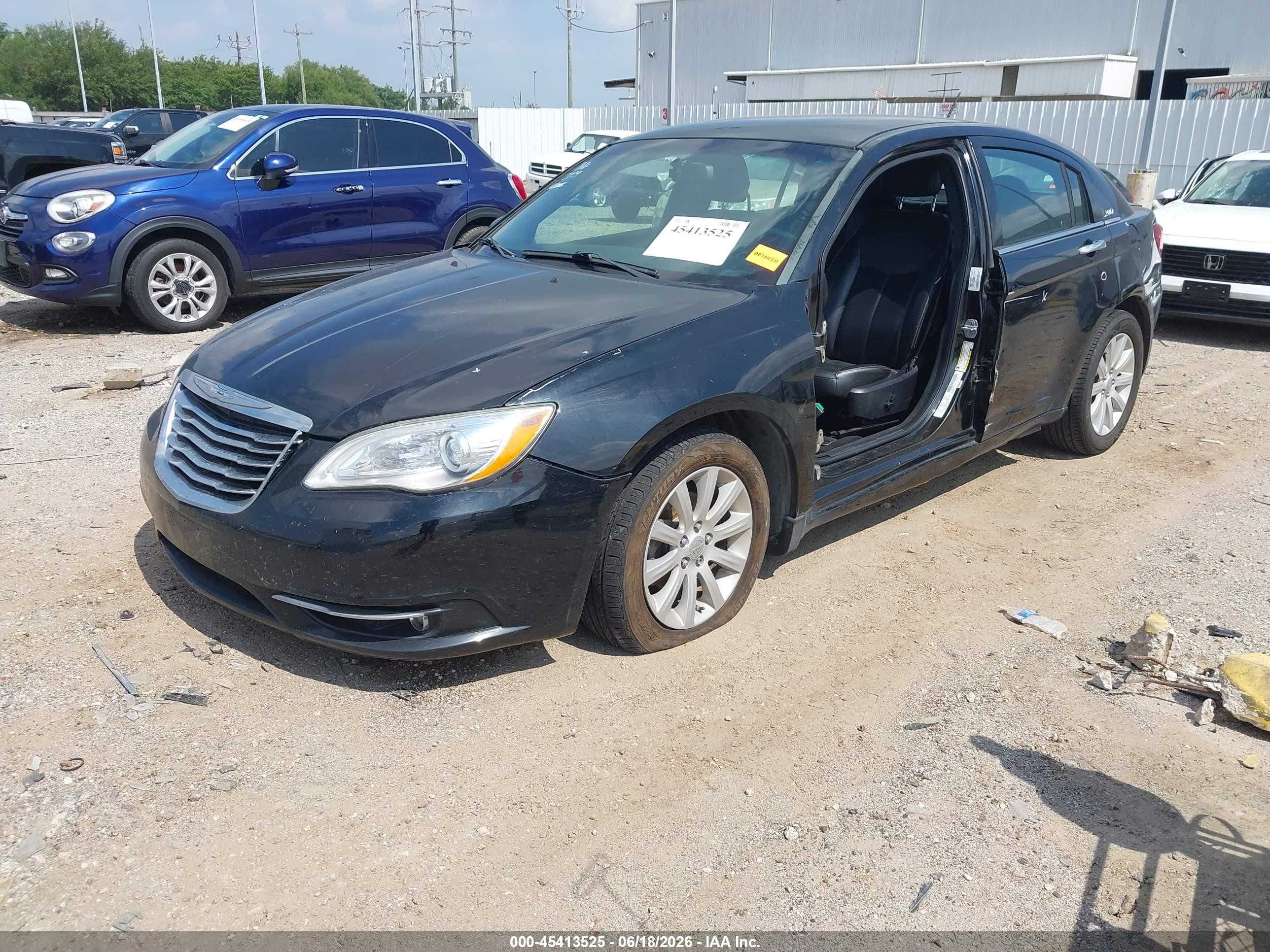 2014 Chrysler 200 Limited Black vin: 1C3CCBCG1EN100261