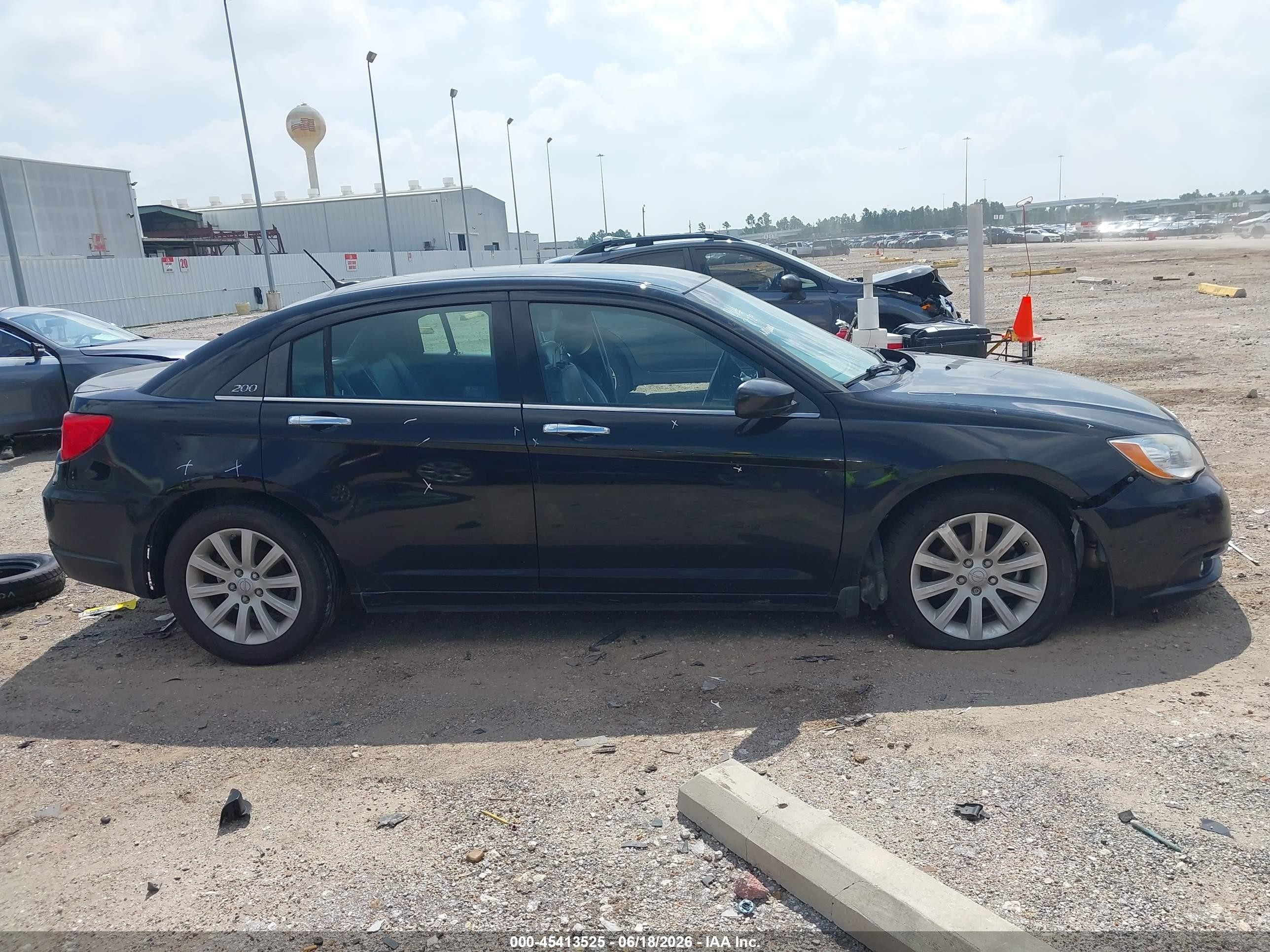 2014 Chrysler 200 Limited Black vin: 1C3CCBCG1EN100261