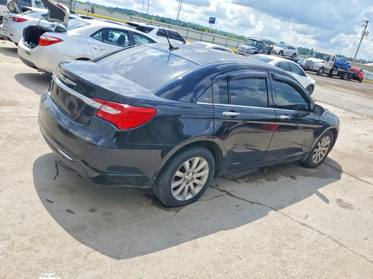 2014 Chrysler 200 Limited Black vin: 1C3CCBCG1EN107811