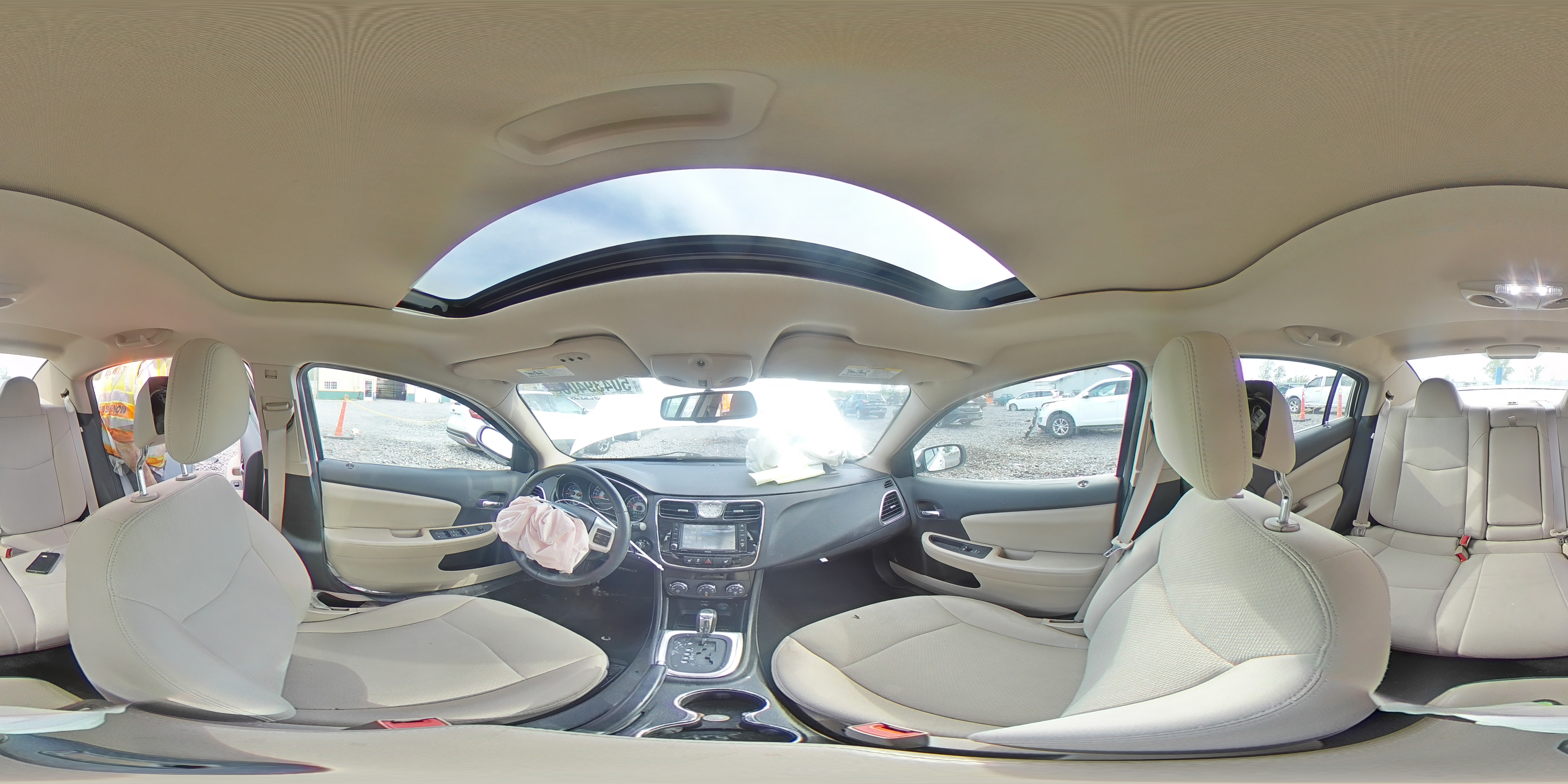 2014 Chrysler 200 Limited White vin: 1C3CCBCG1EN134586