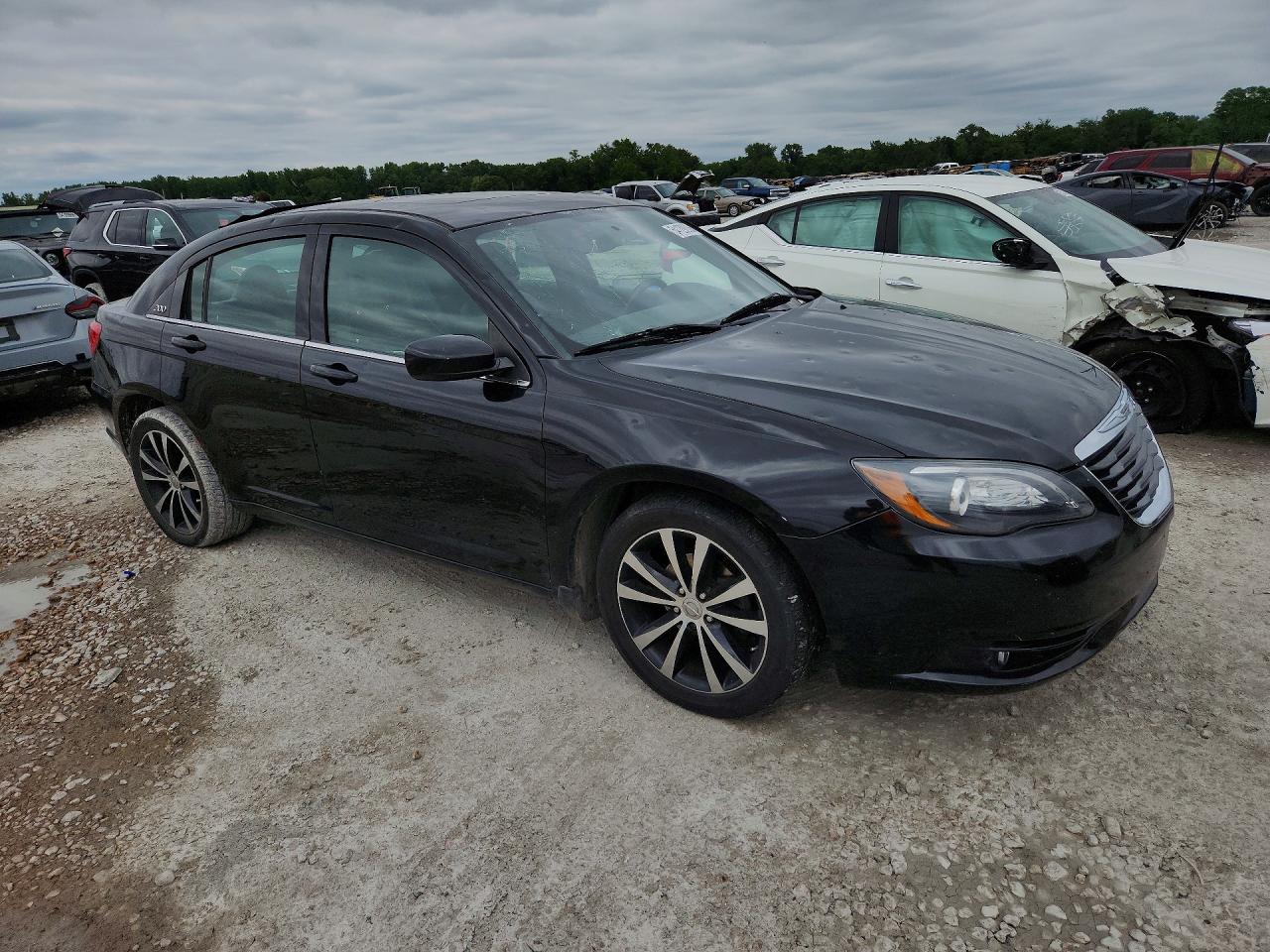 2014 Chrysler 200 Limited Black vin: 1C3CCBCG1EN150609
