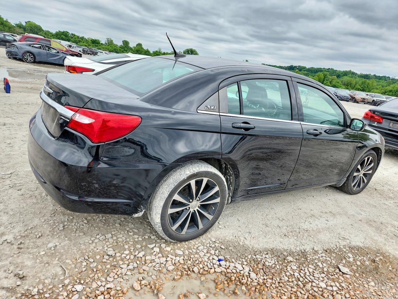2014 Chrysler 200 Limited Black vin: 1C3CCBCG1EN150609