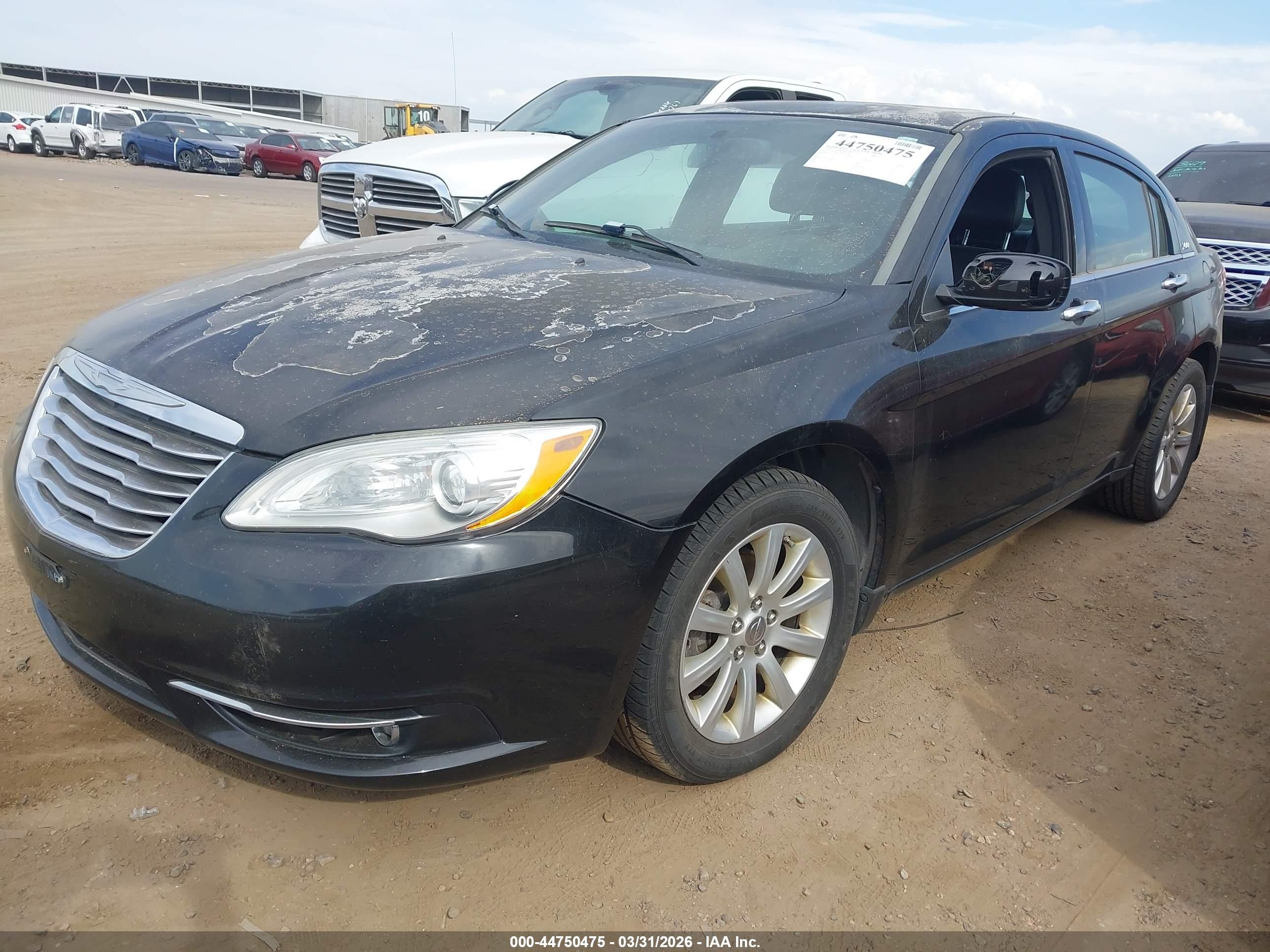 2014 Chrysler 200 Limited Черный vin: 1C3CCBCG1EN186106