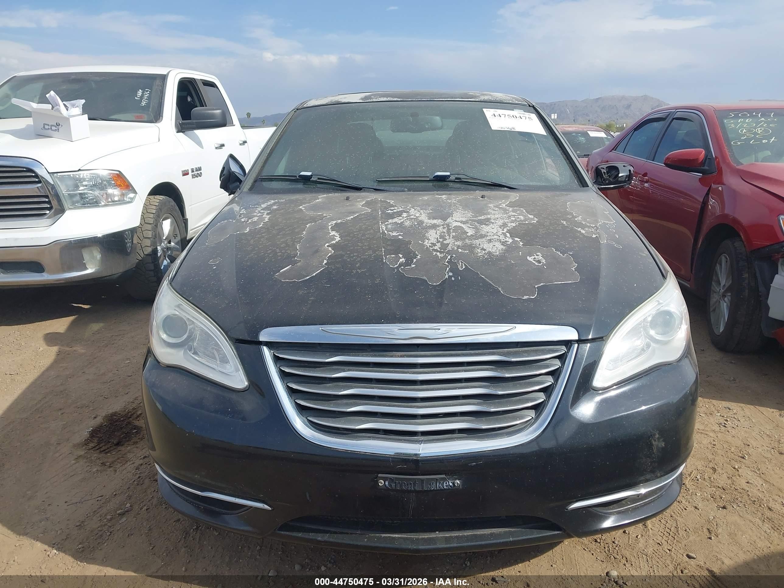 2014 Chrysler 200 Limited Черный vin: 1C3CCBCG1EN186106