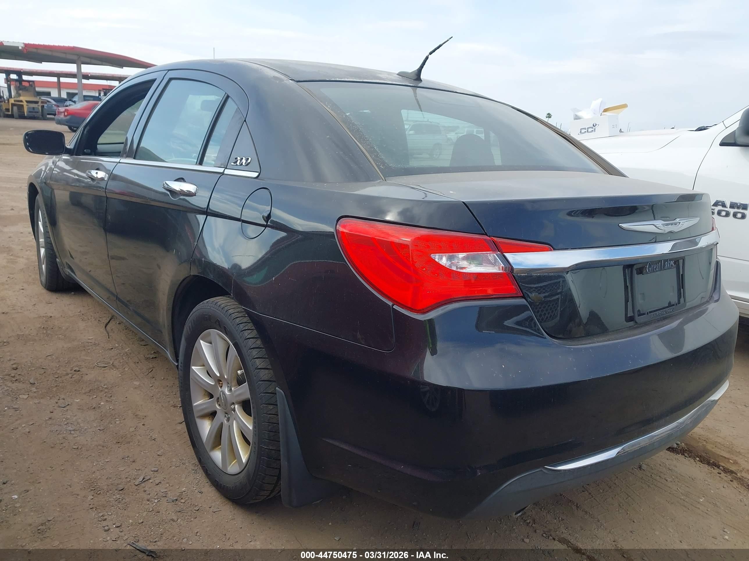 2014 Chrysler 200 Limited Черный vin: 1C3CCBCG1EN186106