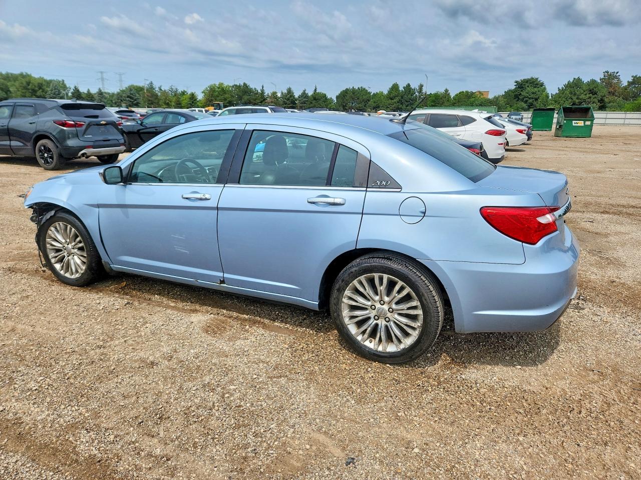 2012 Chrysler 200 Limited Blue vin: 1C3CCBCG2CN263790