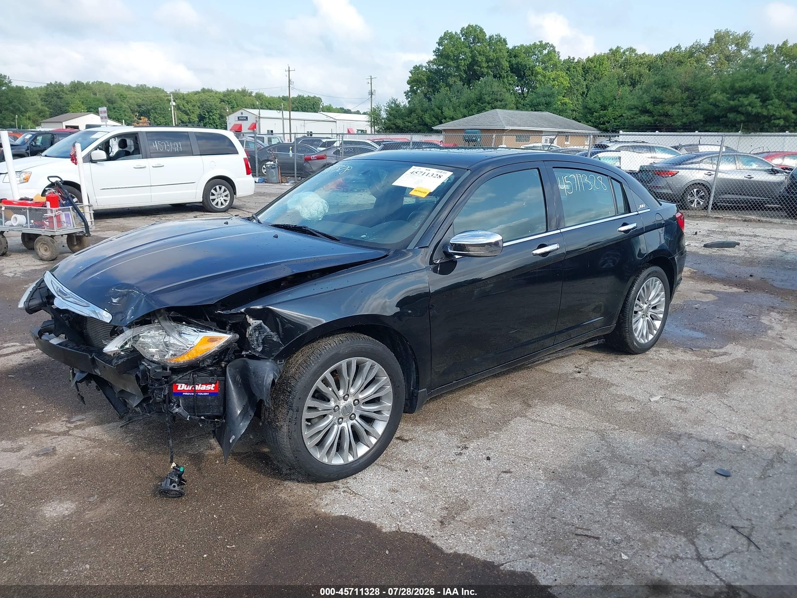 2013 Chrysler 200 Limited Black vin: 1C3CCBCG2DN546286