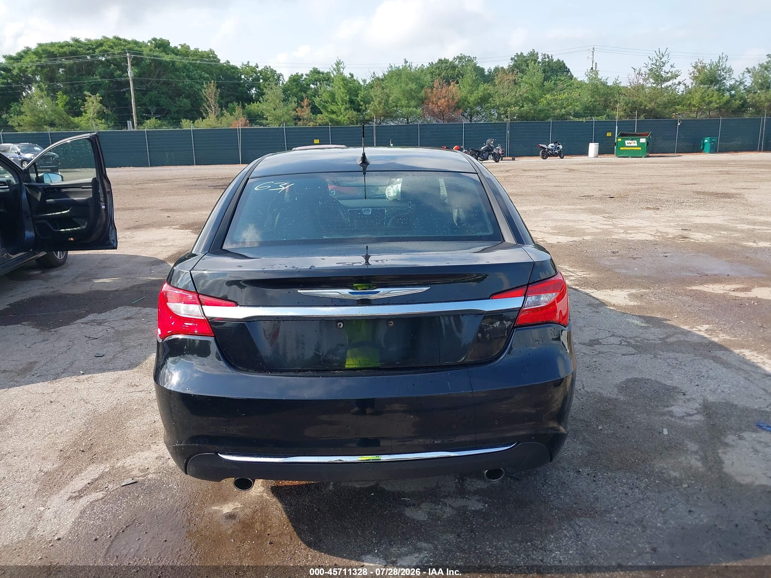 2013 Chrysler 200 Limited Black vin: 1C3CCBCG2DN546286