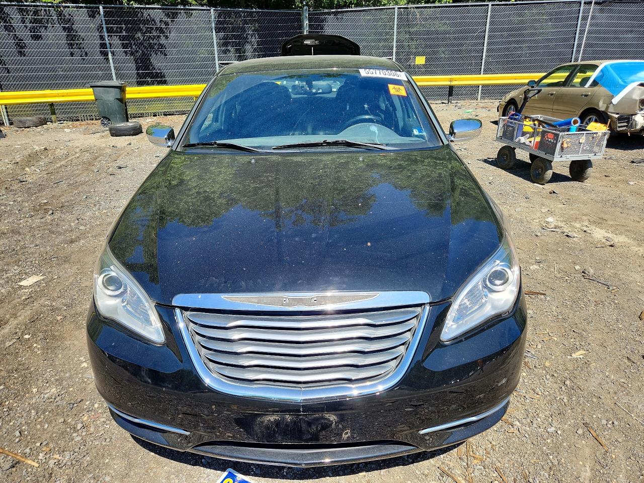 2013 Chrysler 200 Limited Black vin: 1C3CCBCG2DN683504