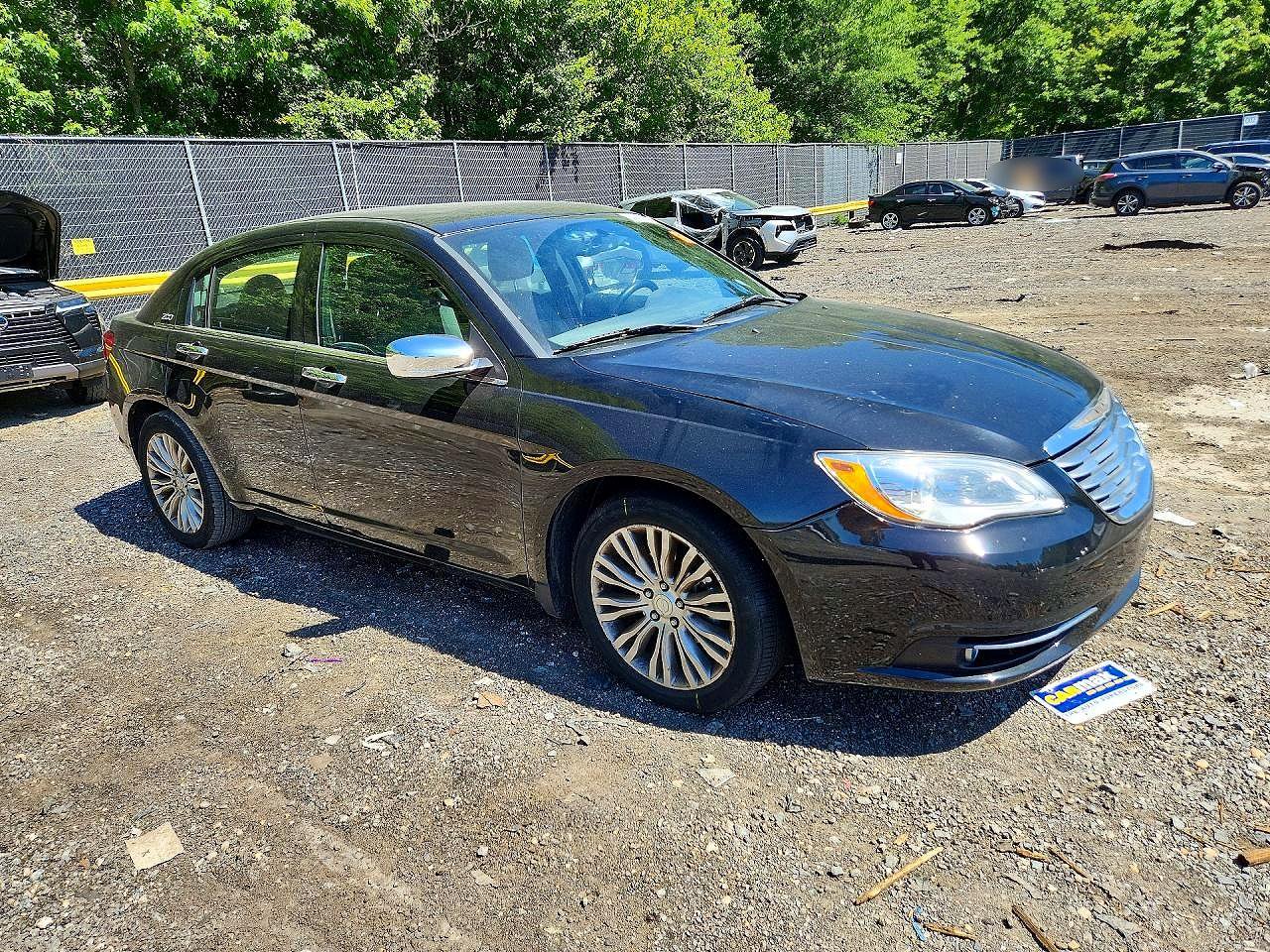 2013 Chrysler 200 Limited Black vin: 1C3CCBCG2DN683504