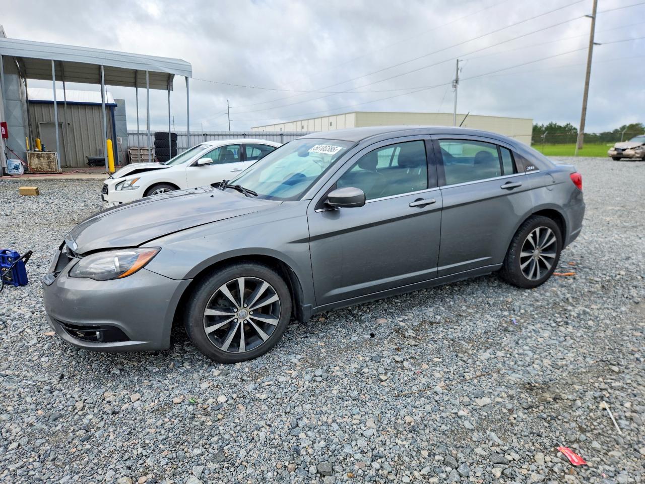 2013 Chrysler 200 Limited Gray vin: 1C3CCBCG2DN693529