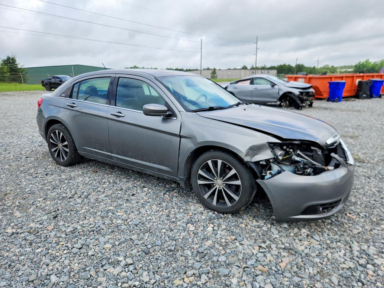2013 Chrysler 200 Limited Gray vin: 1C3CCBCG2DN693529