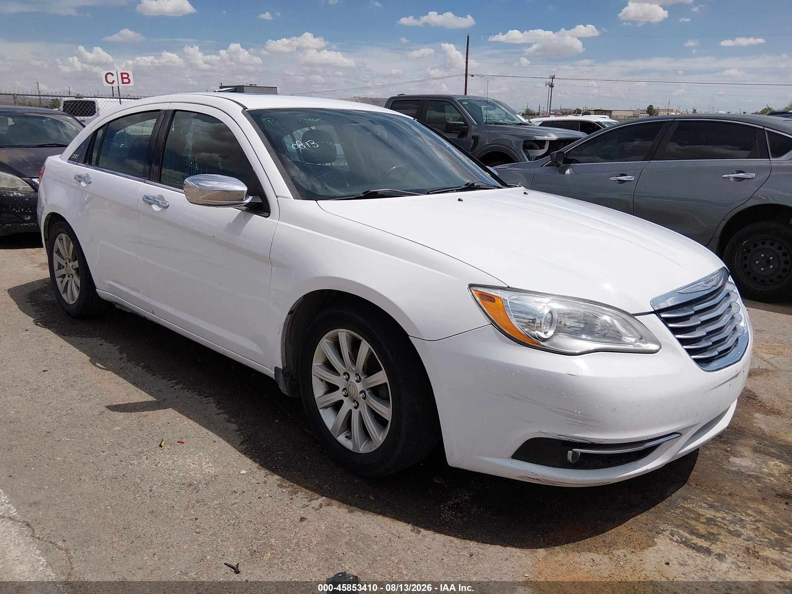 2014 Chrysler 200 Limited Белый vin: 1C3CCBCG2EN134404