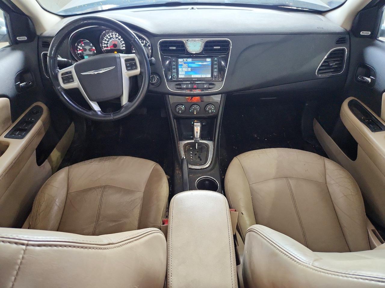 2014 Chrysler 200 Limited White vin: 1C3CCBCG2EN156242