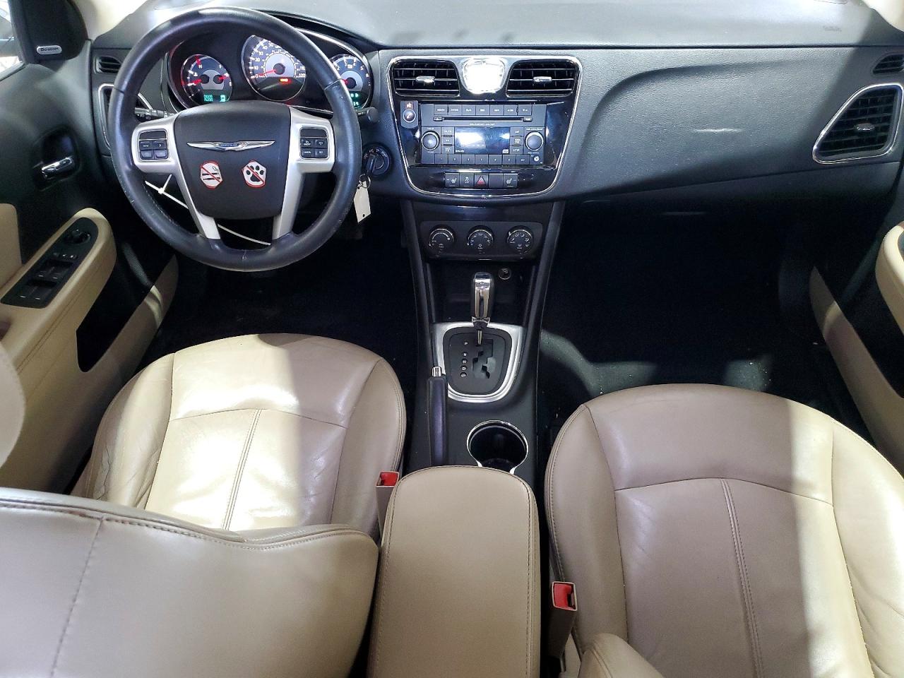 2014 Chrysler 200 Limited Beige vin: 1C3CCBCG2EN172876