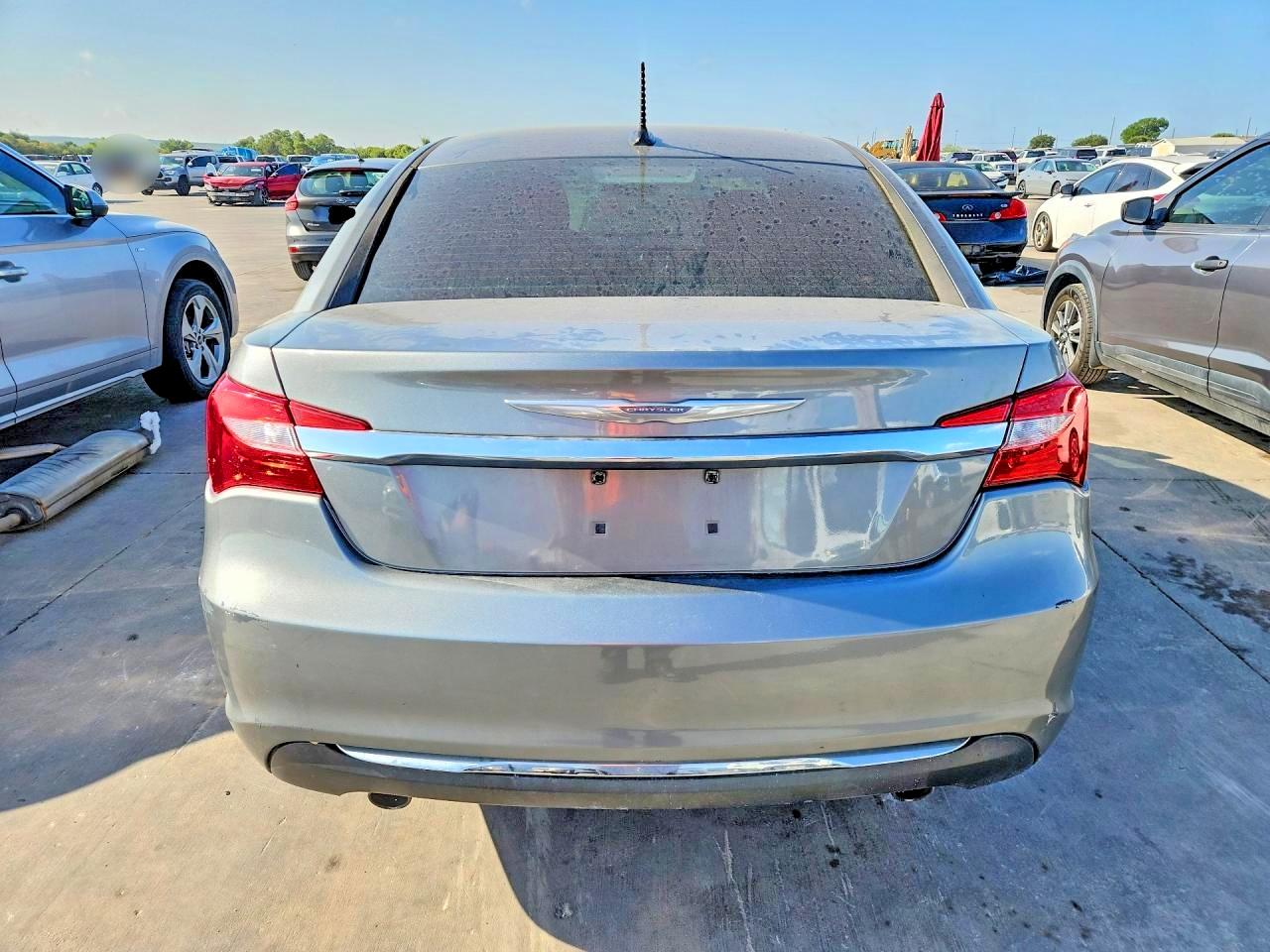 2012 Chrysler 200 Limited Gray vin: 1C3CCBCG3CN242222