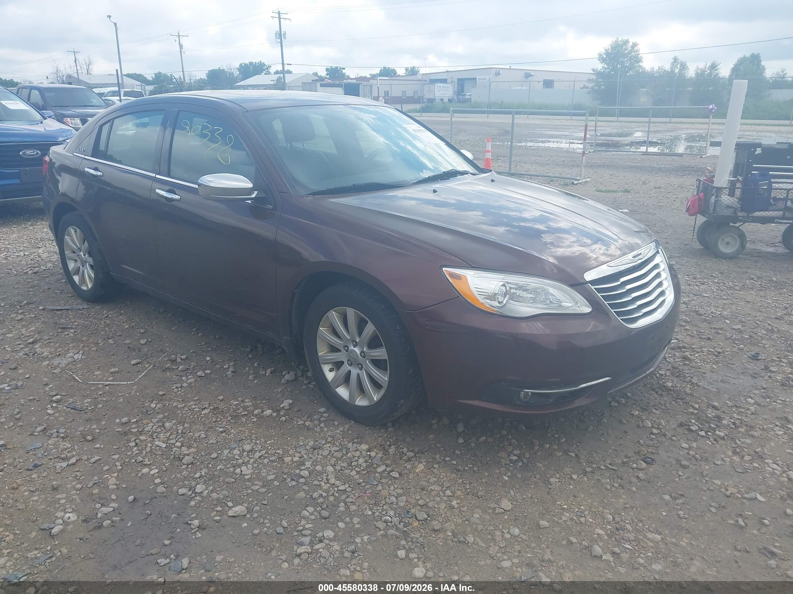 2013 Chrysler 200 Limited Brown vin: 1C3CCBCG3DN501177