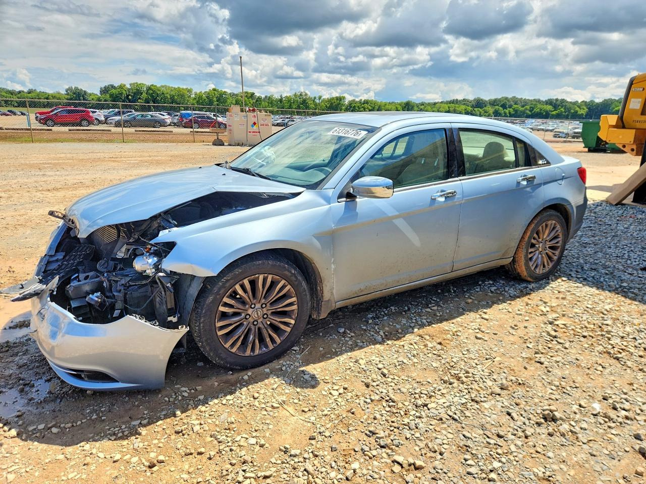 2013 Chrysler 200 Limited Blue vin: 1C3CCBCG3DN504595