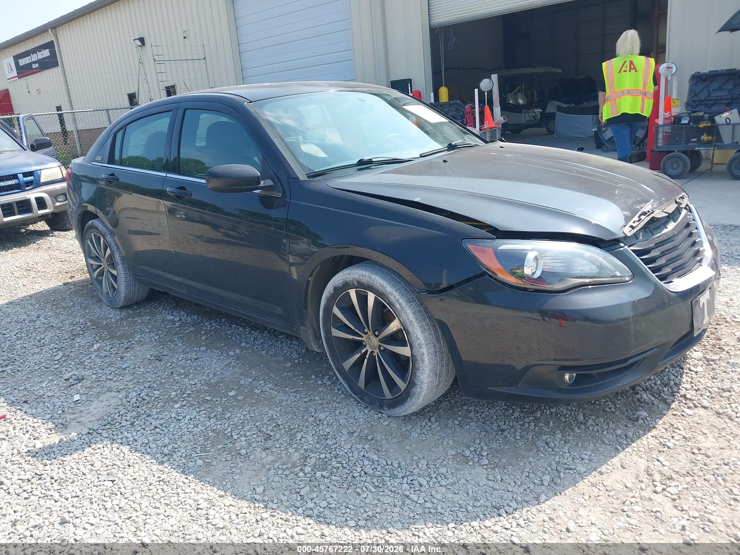 2013 Chrysler 200 Limited Black vin: 1C3CCBCG3DN523602