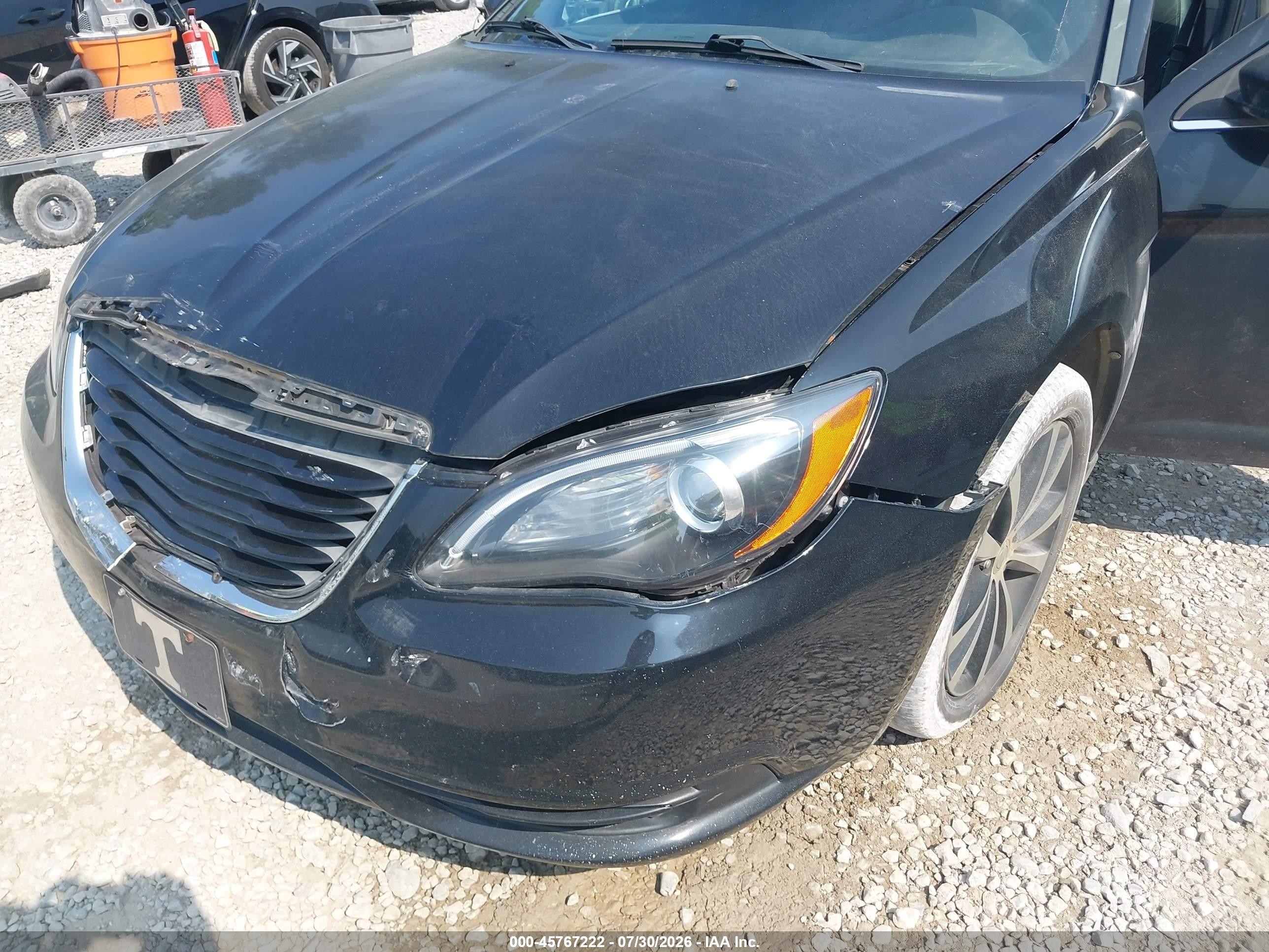 2013 Chrysler 200 Limited Black vin: 1C3CCBCG3DN523602