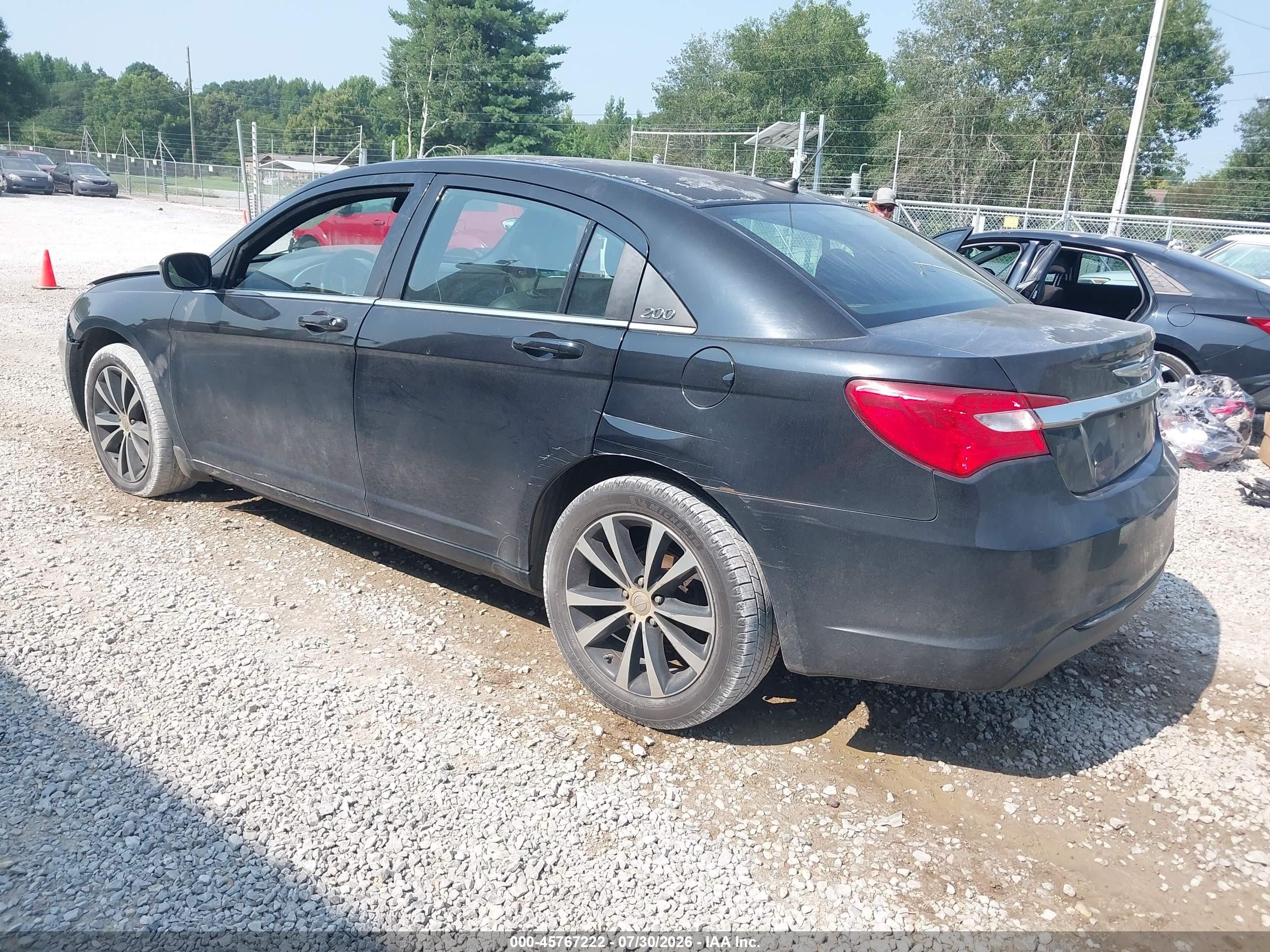 2013 Chrysler 200 Limited Black vin: 1C3CCBCG3DN523602