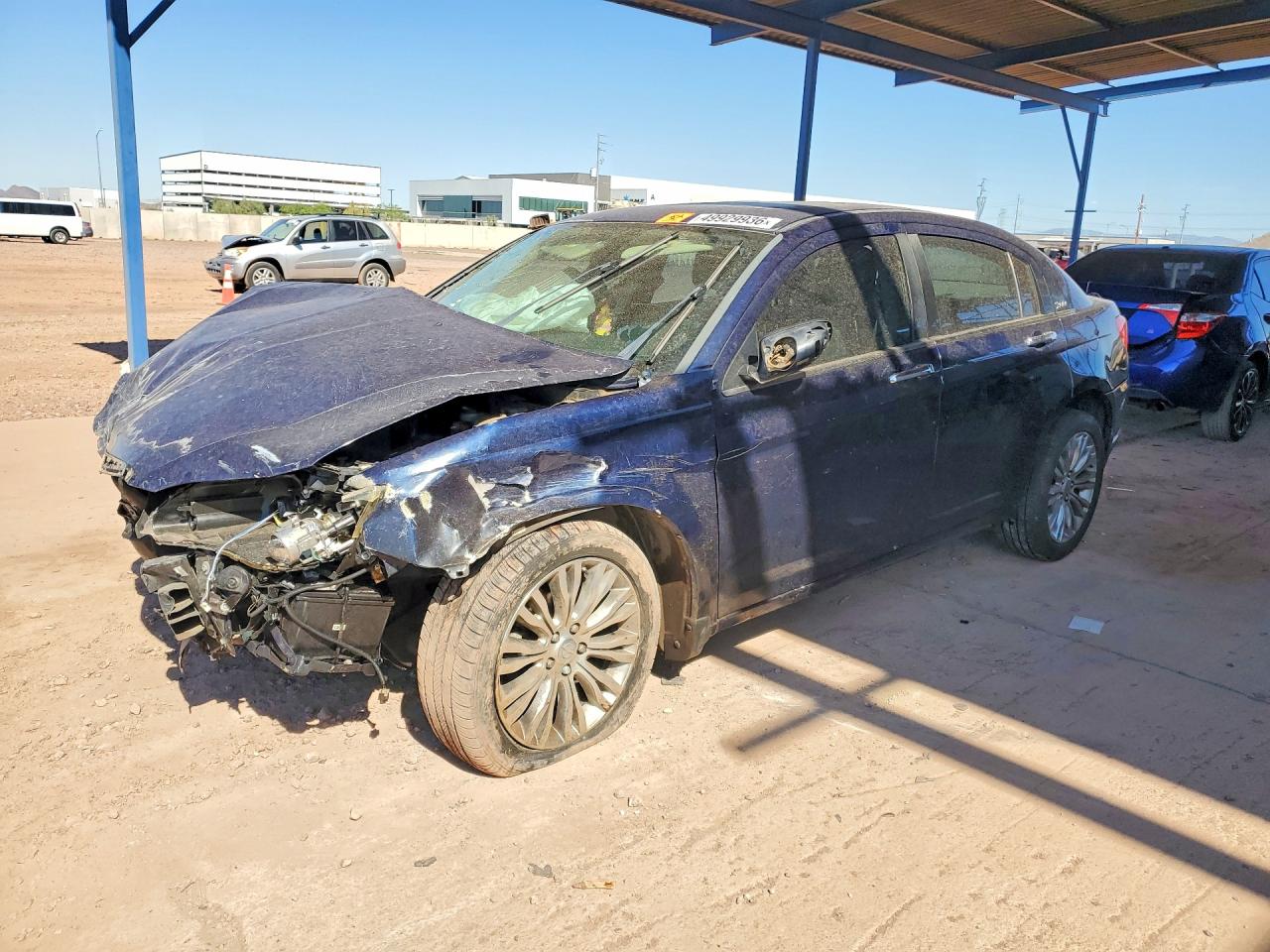 2013 Chrysler 200 Limited Blue vin: 1C3CCBCG3DN549794