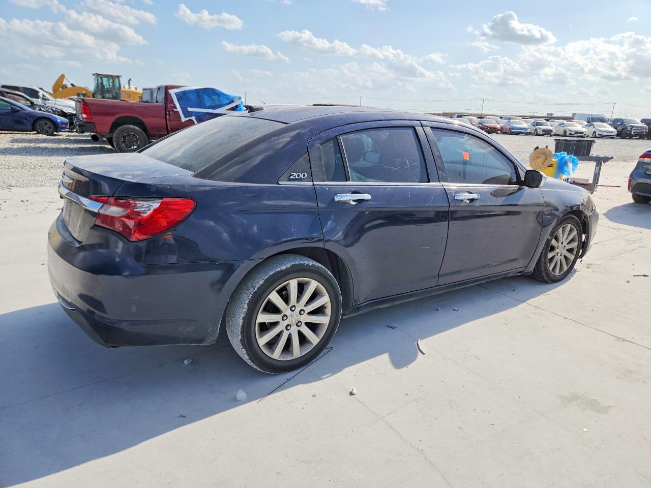 2013 Chrysler 200 Limited Blue vin: 1C3CCBCG3DN574310