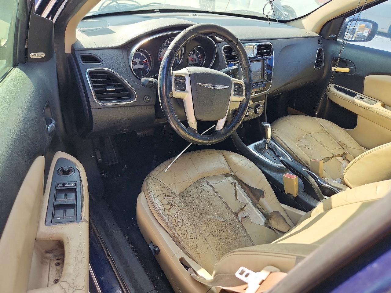 2013 Chrysler 200 Limited Blue vin: 1C3CCBCG3DN574310