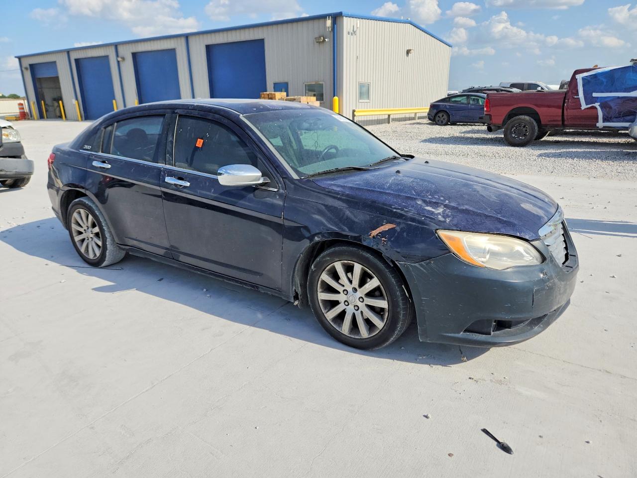 2013 Chrysler 200 Limited Blue vin: 1C3CCBCG3DN574310