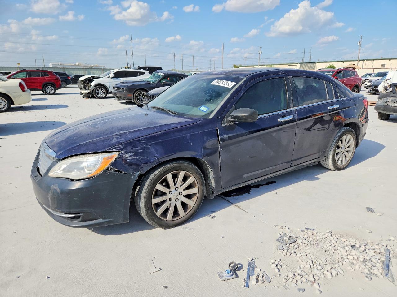 2013 Chrysler 200 Limited Blue vin: 1C3CCBCG3DN574310