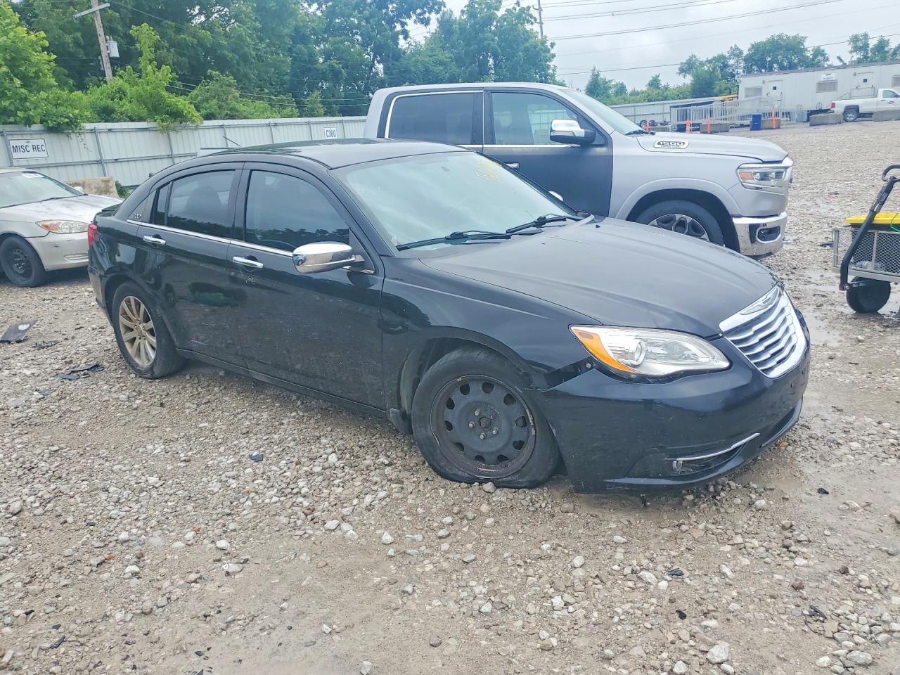 2013 Chrysler 200 Limited Black vin: 1C3CCBCG3DN599773