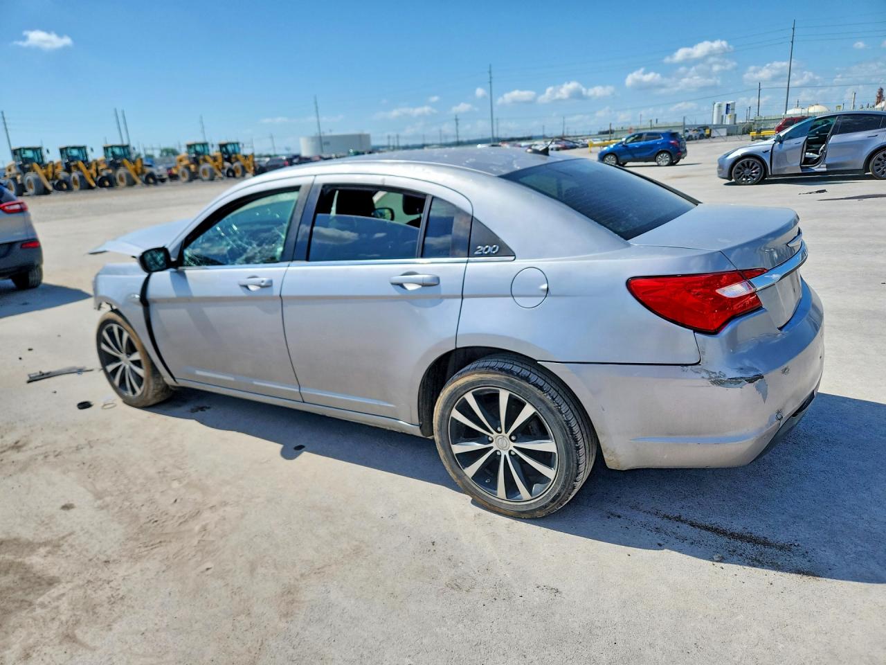 2013 Chrysler 200 Limited Серый vin: 1C3CCBCG3DN651466