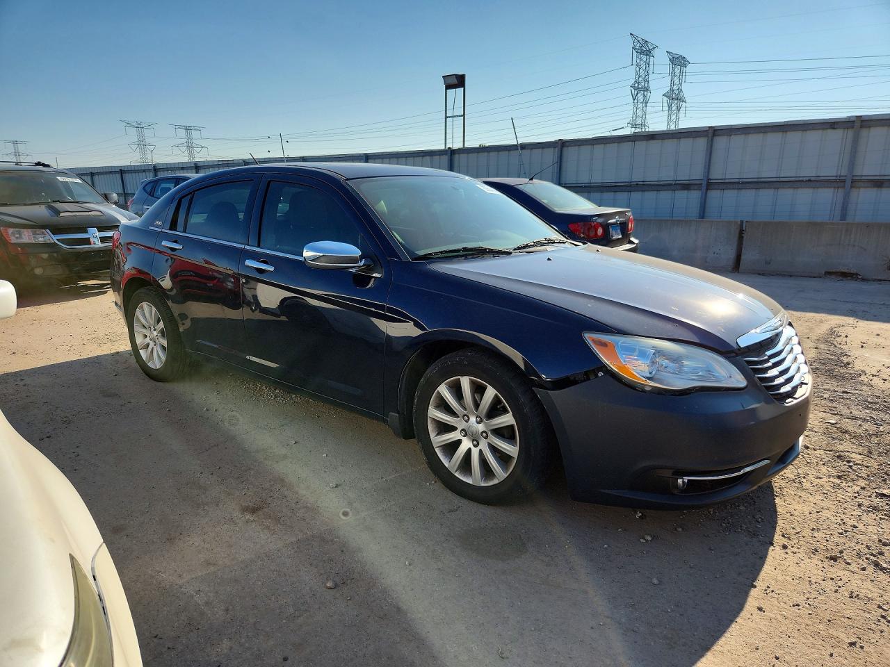 2014 Chrysler 200 Limited Синий vin: 1C3CCBCG3EN159585