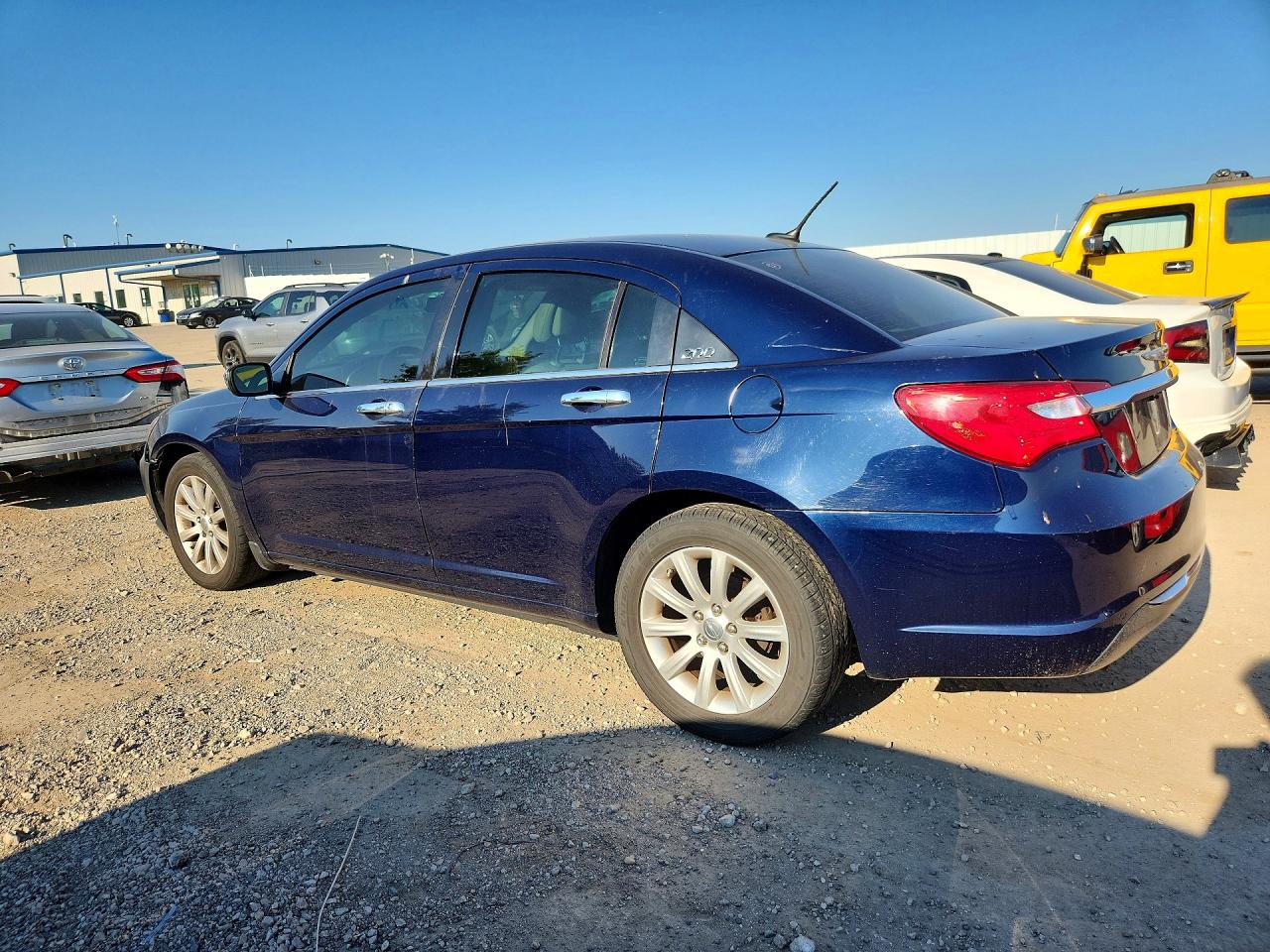 2014 Chrysler 200 Limited Синий vin: 1C3CCBCG3EN159585
