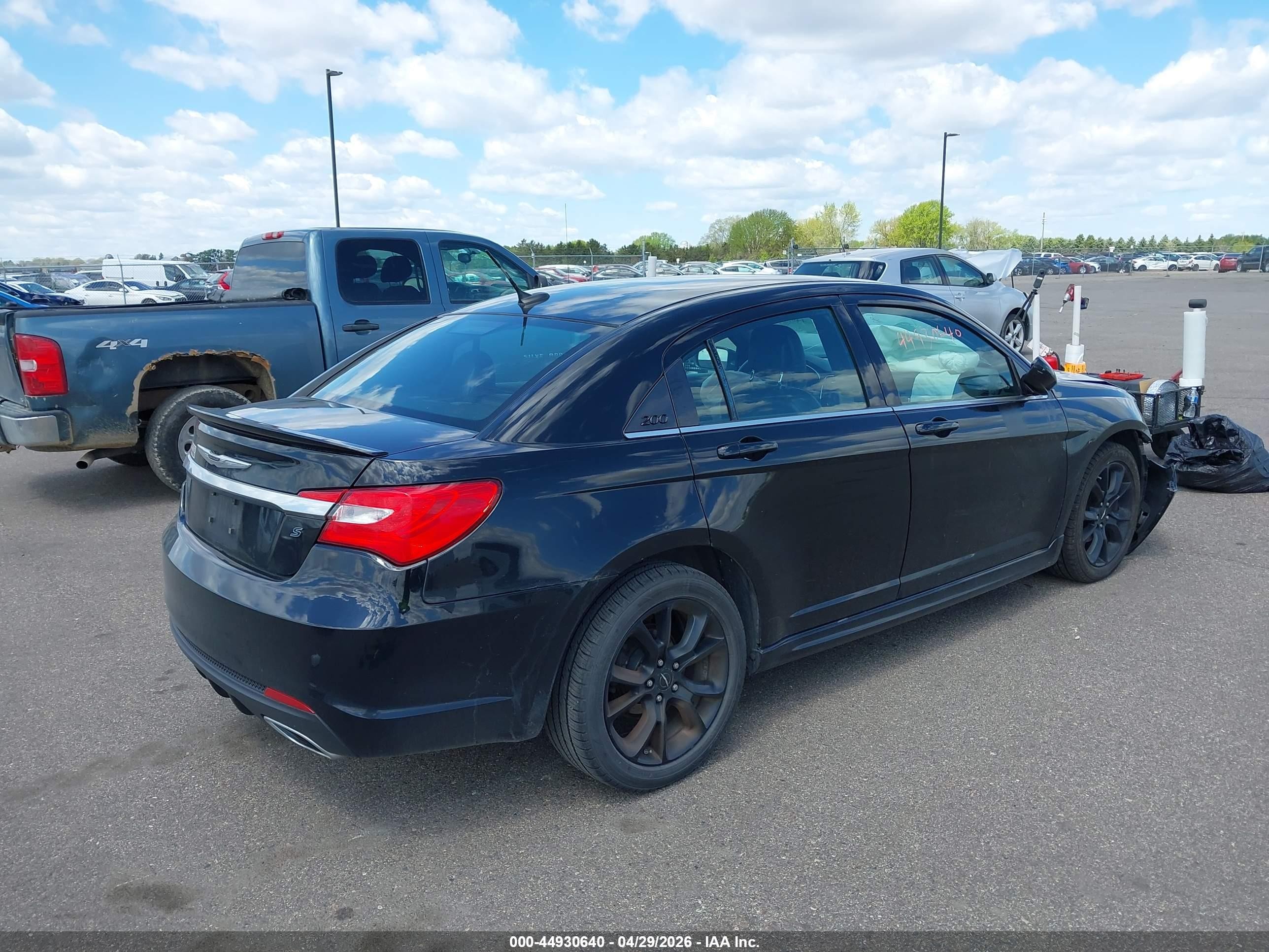 2014 Chrysler 200 Limited Black vin: 1C3CCBCG3EN186706