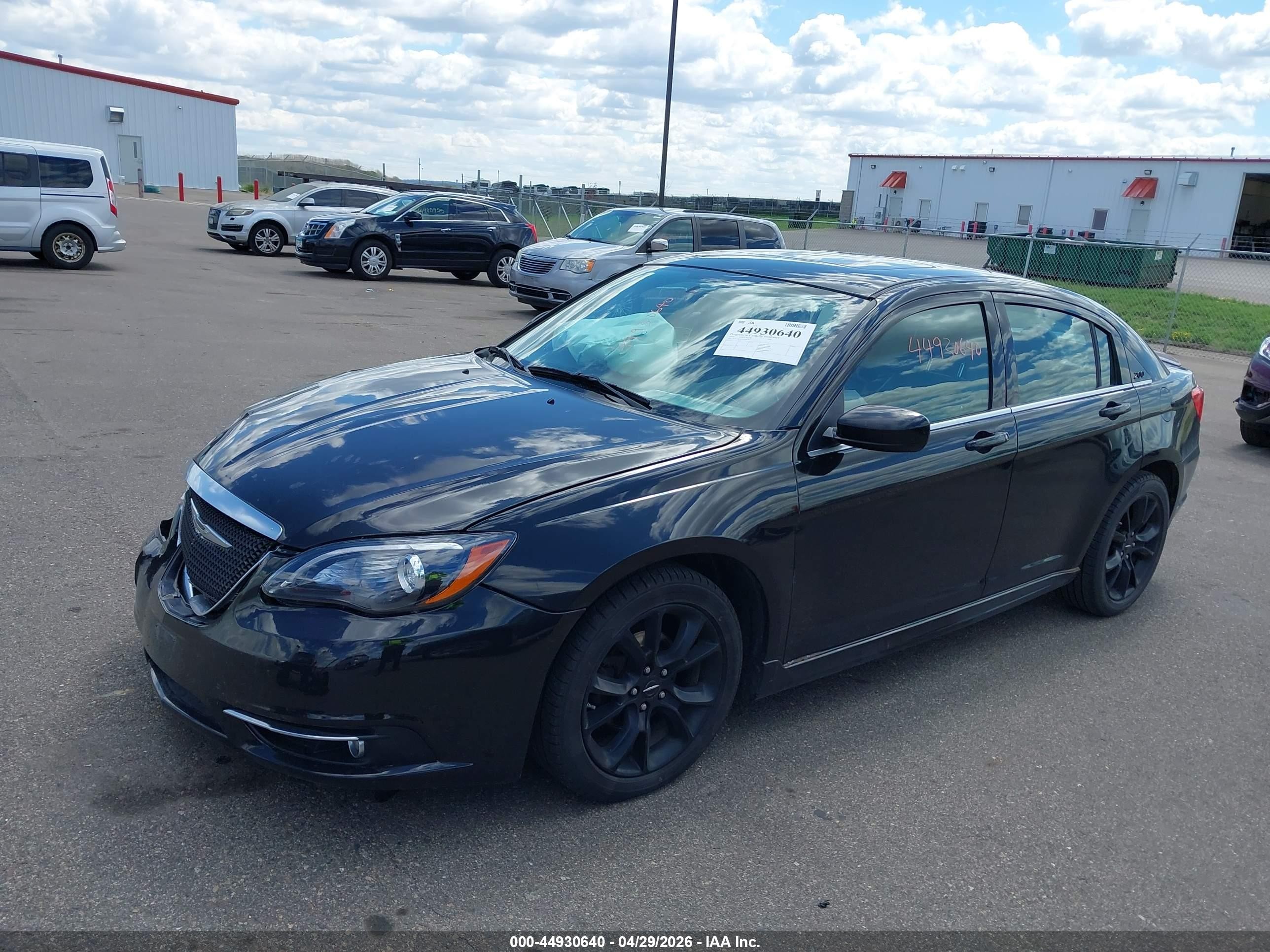 2014 Chrysler 200 Limited Black vin: 1C3CCBCG3EN186706