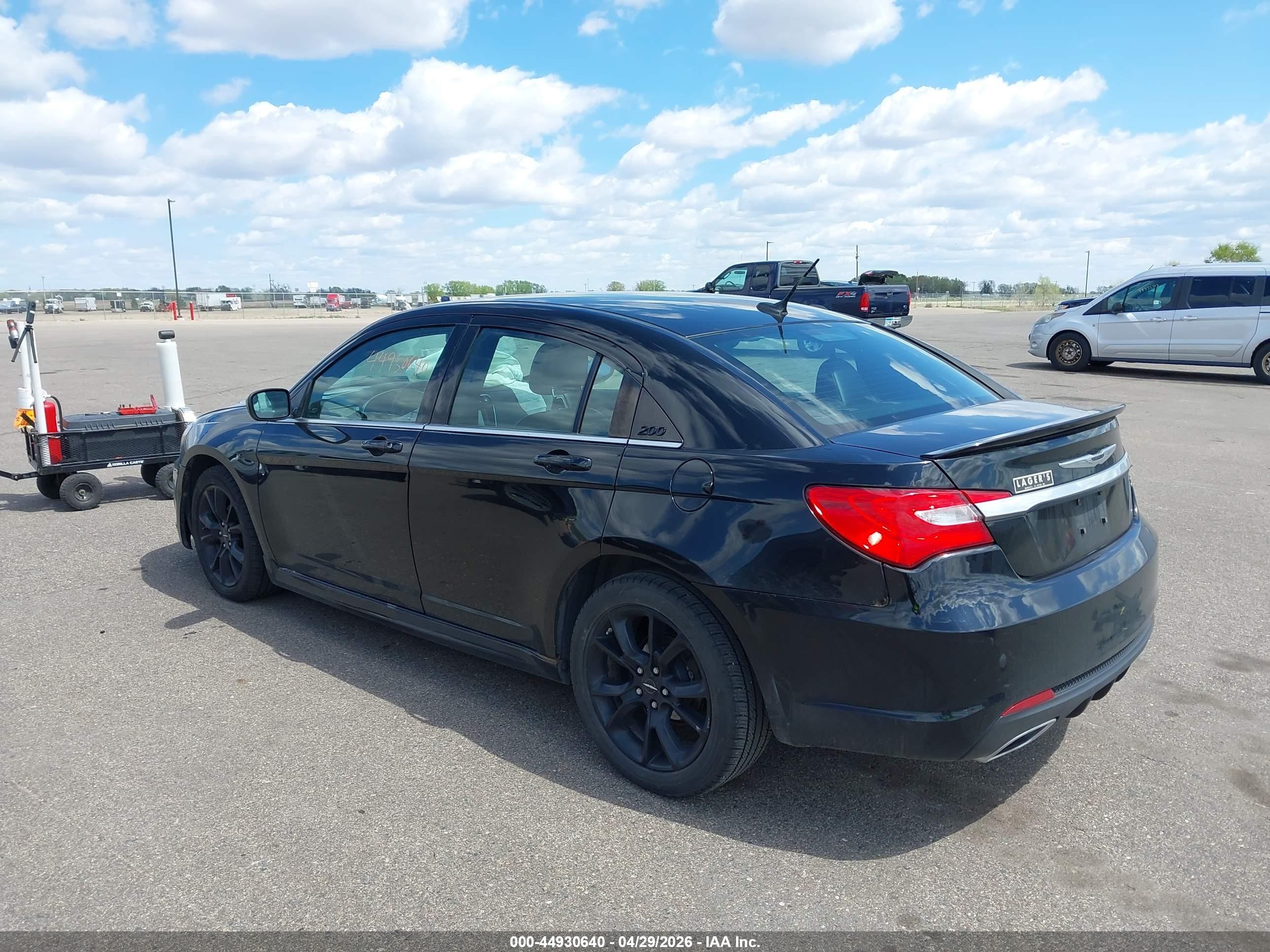 2014 Chrysler 200 Limited Black vin: 1C3CCBCG3EN186706