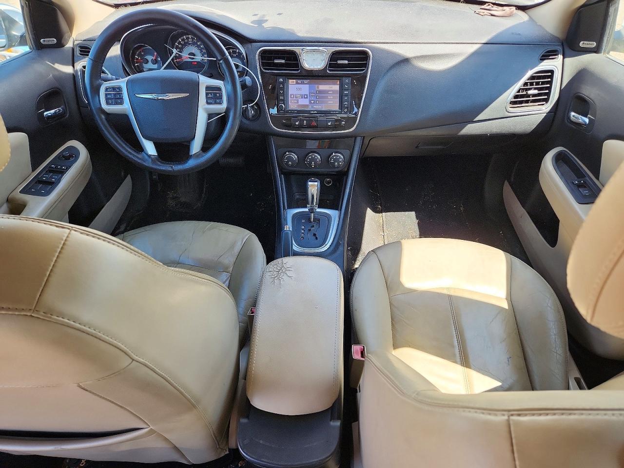 2013 Chrysler 200 Limited White vin: 1C3CCBCG4DN503990