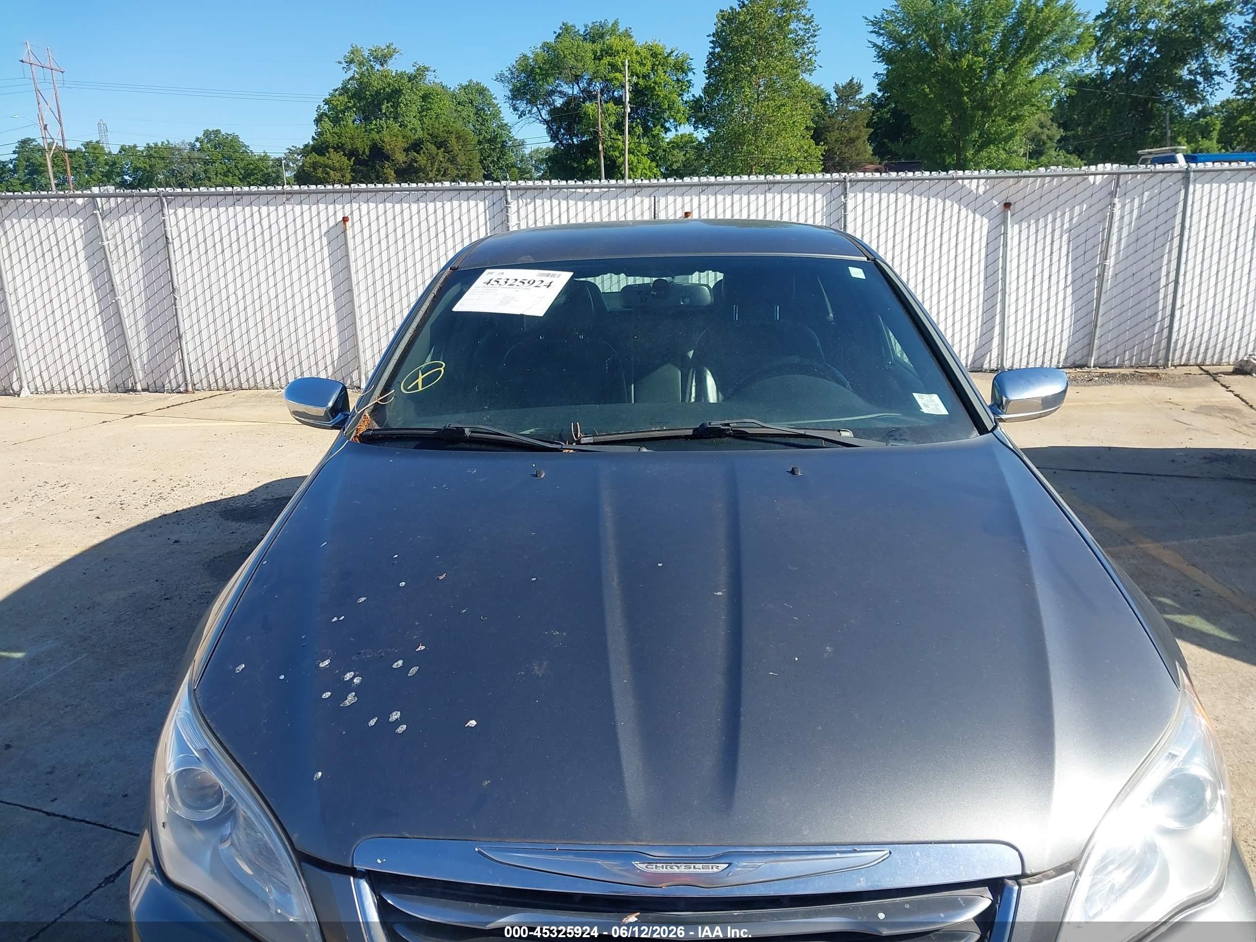 2013 Chrysler 200 Limited Gray vin: 1C3CCBCG4DN520918