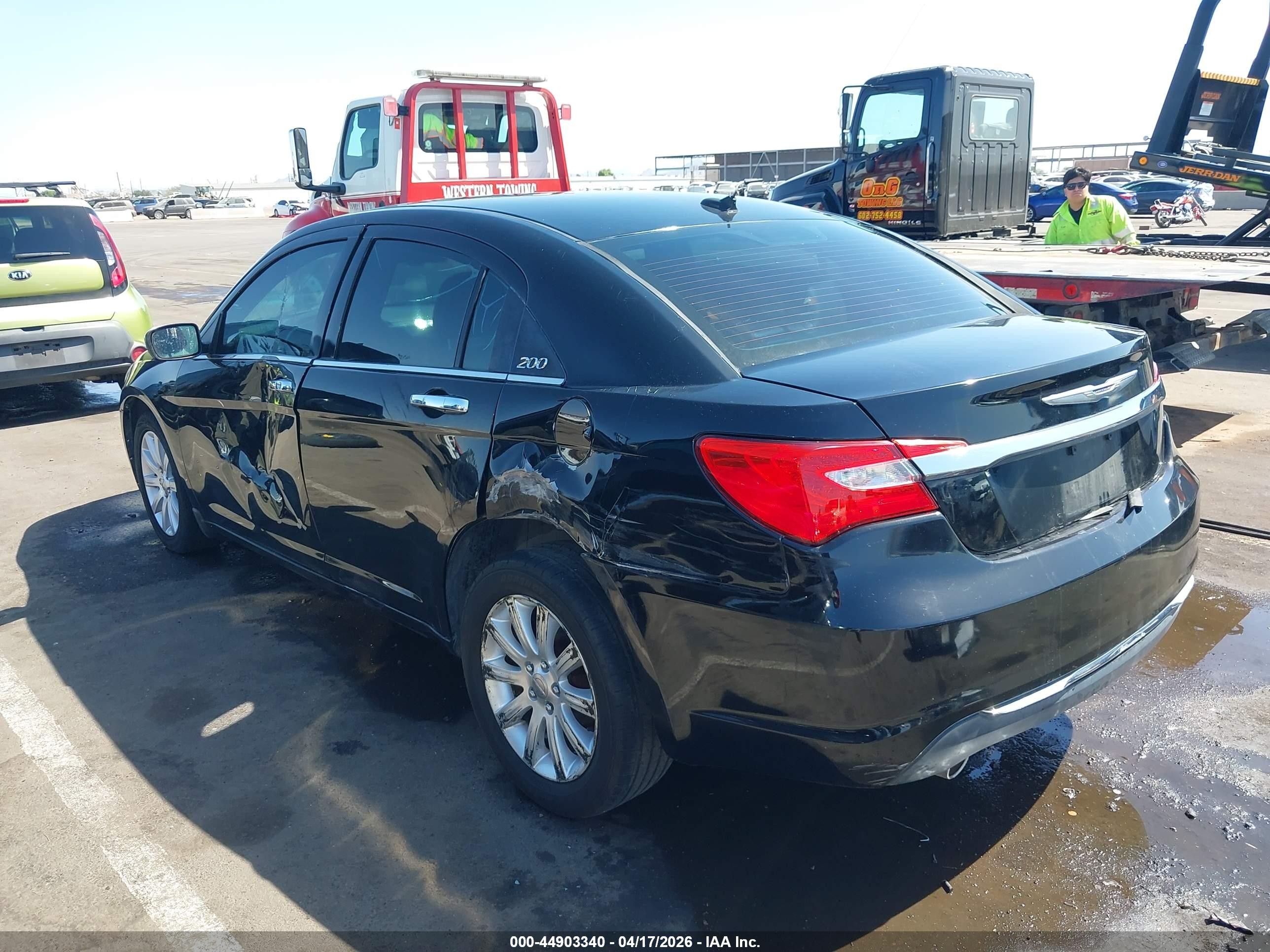 2013 Chrysler 200 Limited Black vin: 1C3CCBCG4DN610117