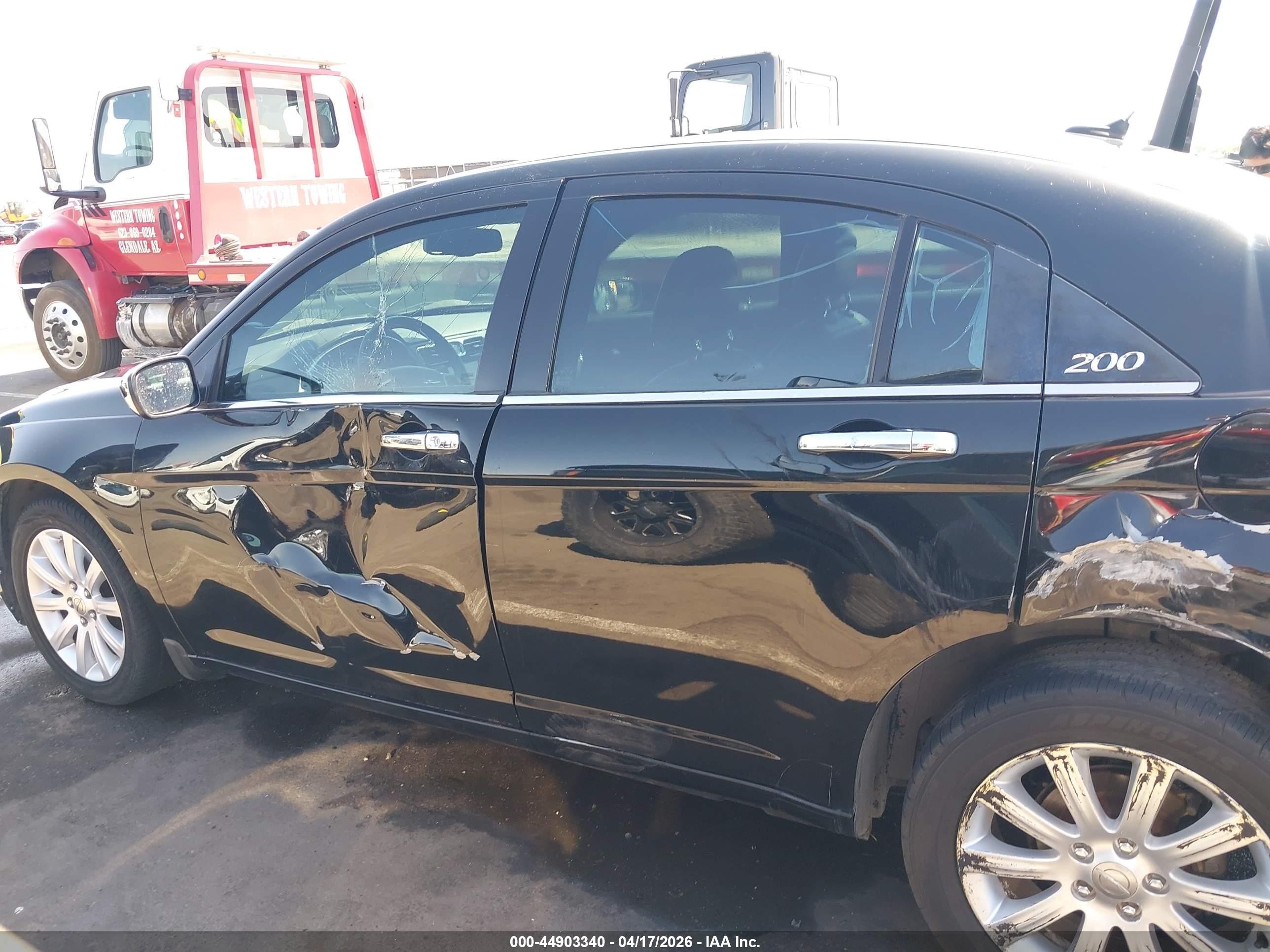 2013 Chrysler 200 Limited Black vin: 1C3CCBCG4DN610117