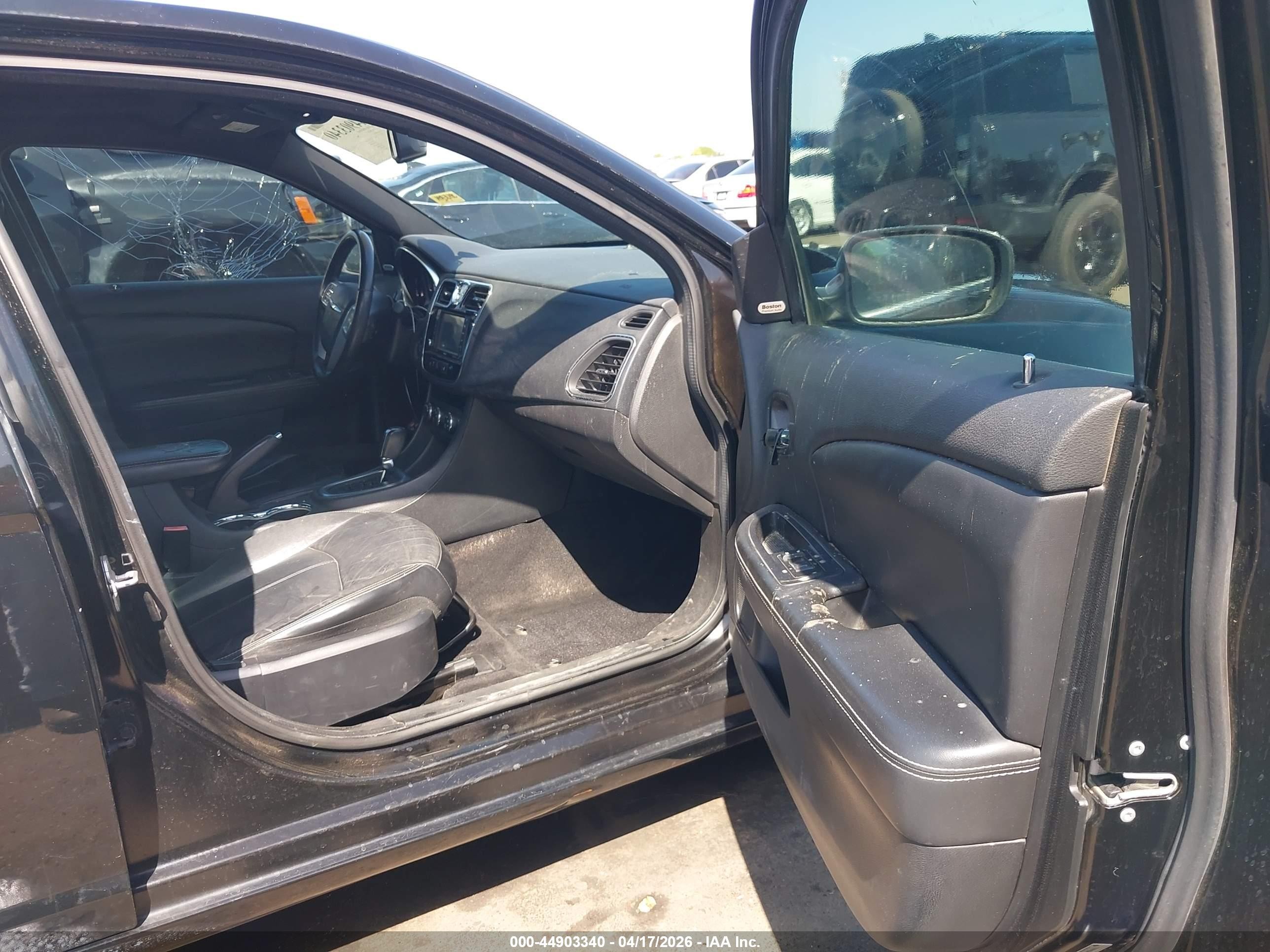 2013 Chrysler 200 Limited Black vin: 1C3CCBCG4DN610117
