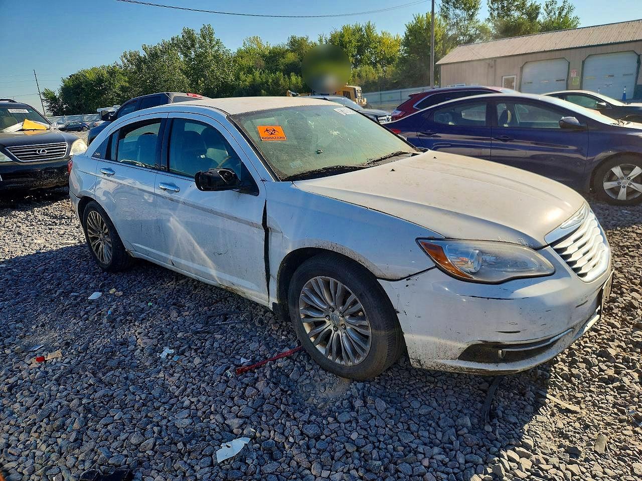 2013 Chrysler 200 Limited White vin: 1C3CCBCG4DN629458