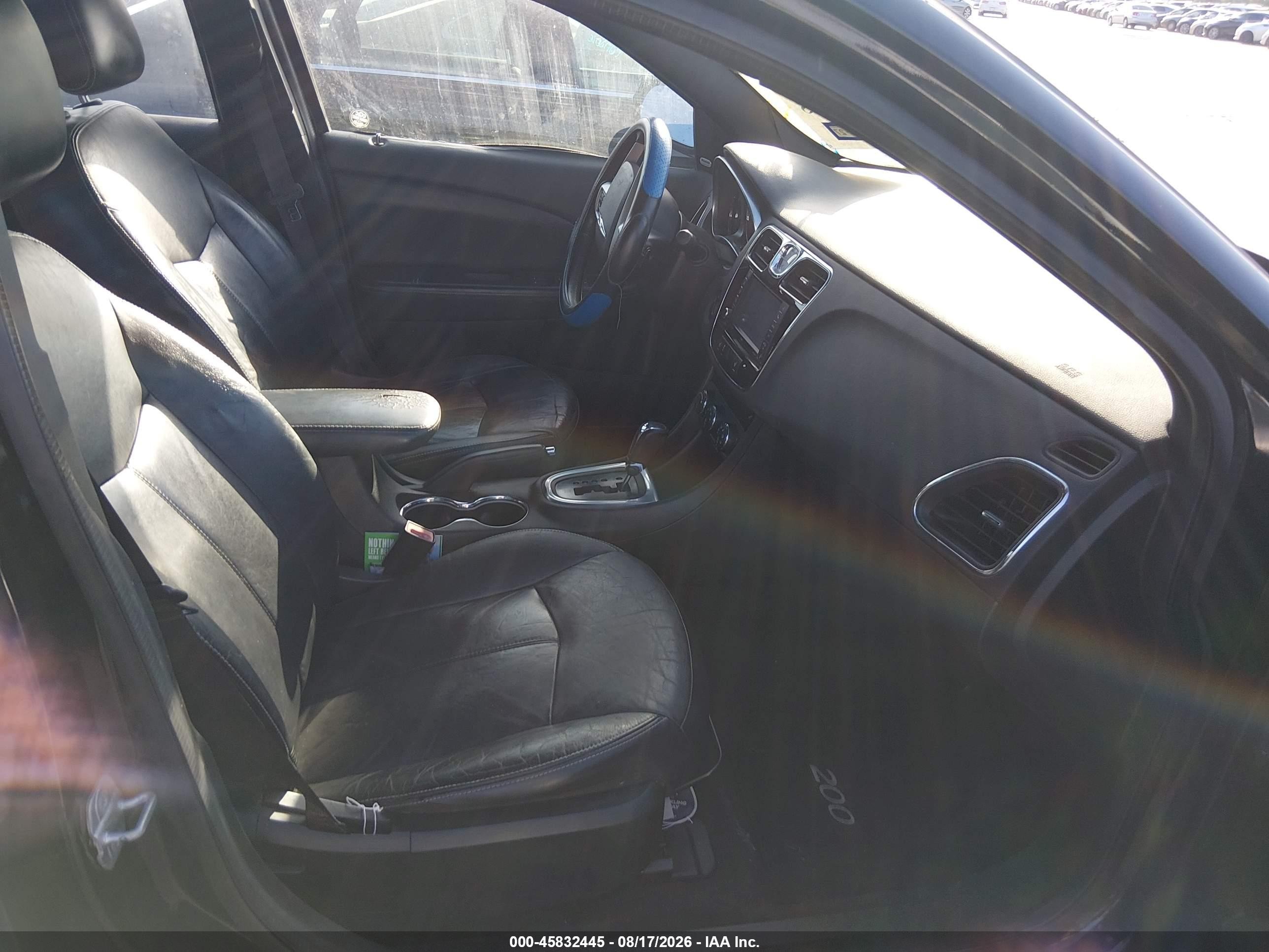 2013 Chrysler 200 Limited Black vin: 1C3CCBCG4DN689014