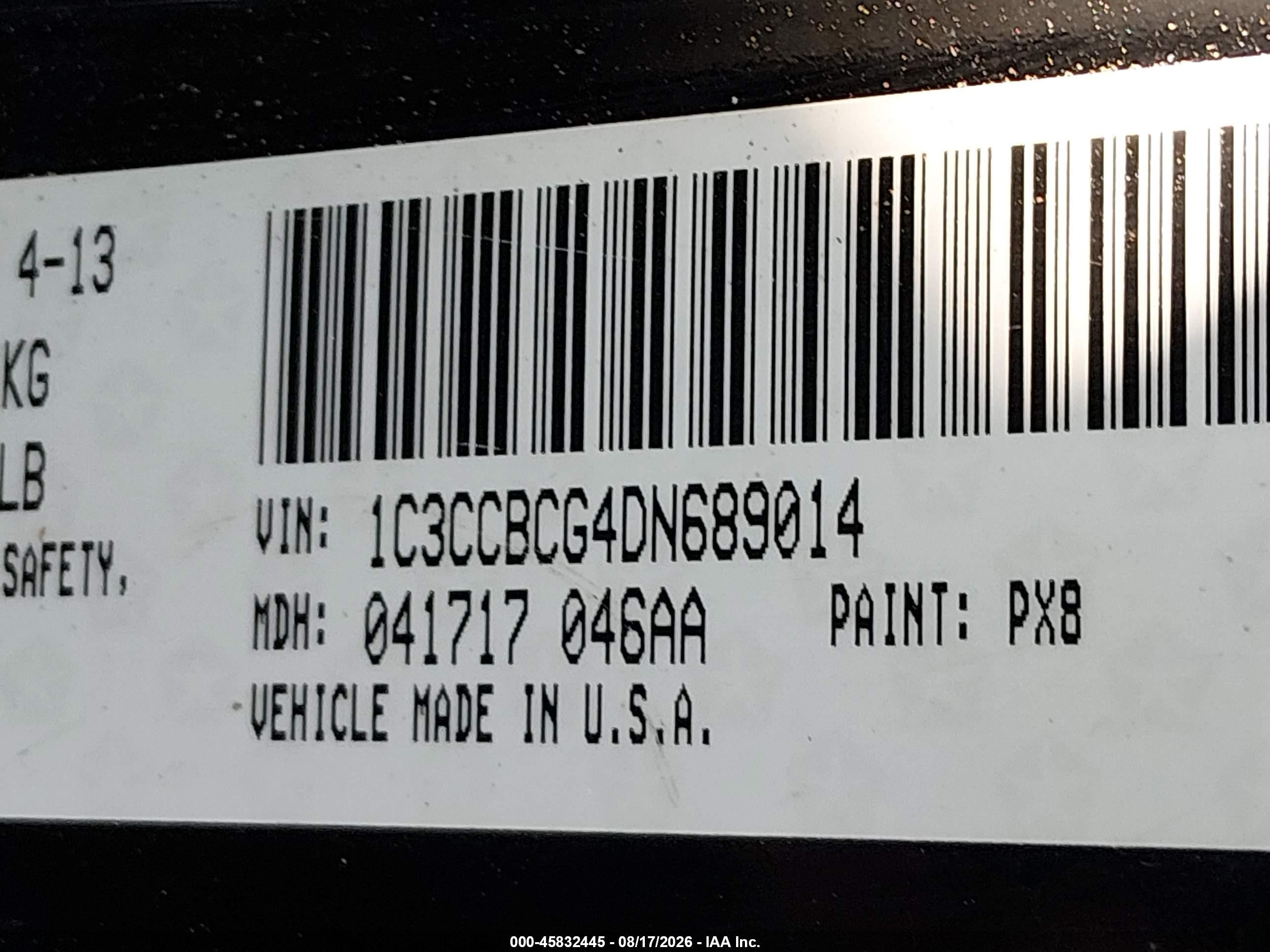 2013 Chrysler 200 Limited Black vin: 1C3CCBCG4DN689014